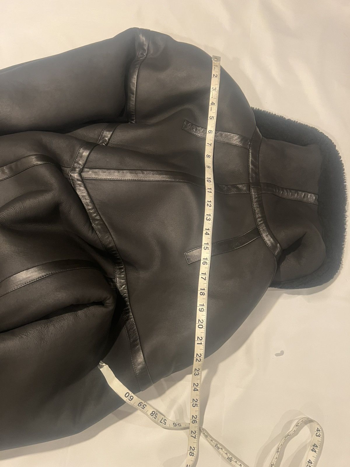 Saint Laurent Paris Saint Laurent men’s leather shearing coat. 44/S. $14000 Size US S / EU 44-46 / 1 - 3 Thumbnail
