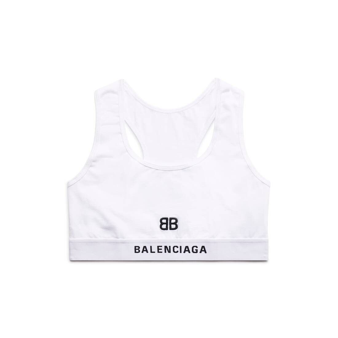 Balenciaga oc11z0825 Size: M / Sports Bra in White Size ONE SIZE - 1 Thumbnail