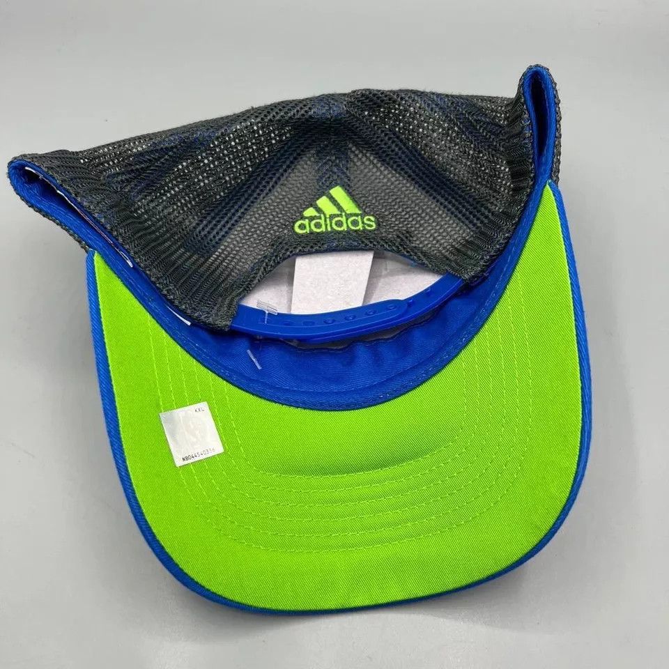 Adidas Atlanta Hawks Trucker Hat Men White Adidas Snap Back Cap Size ONE SIZE - 3 Thumbnail