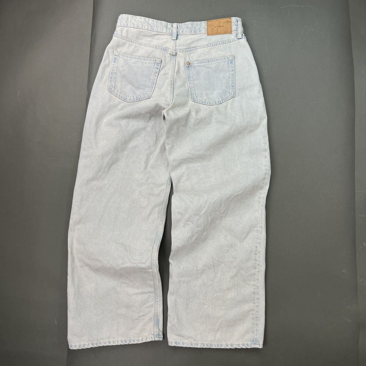 Designer Wide Leg Baggy Jeans Size US 31 - 2 Thumbnail