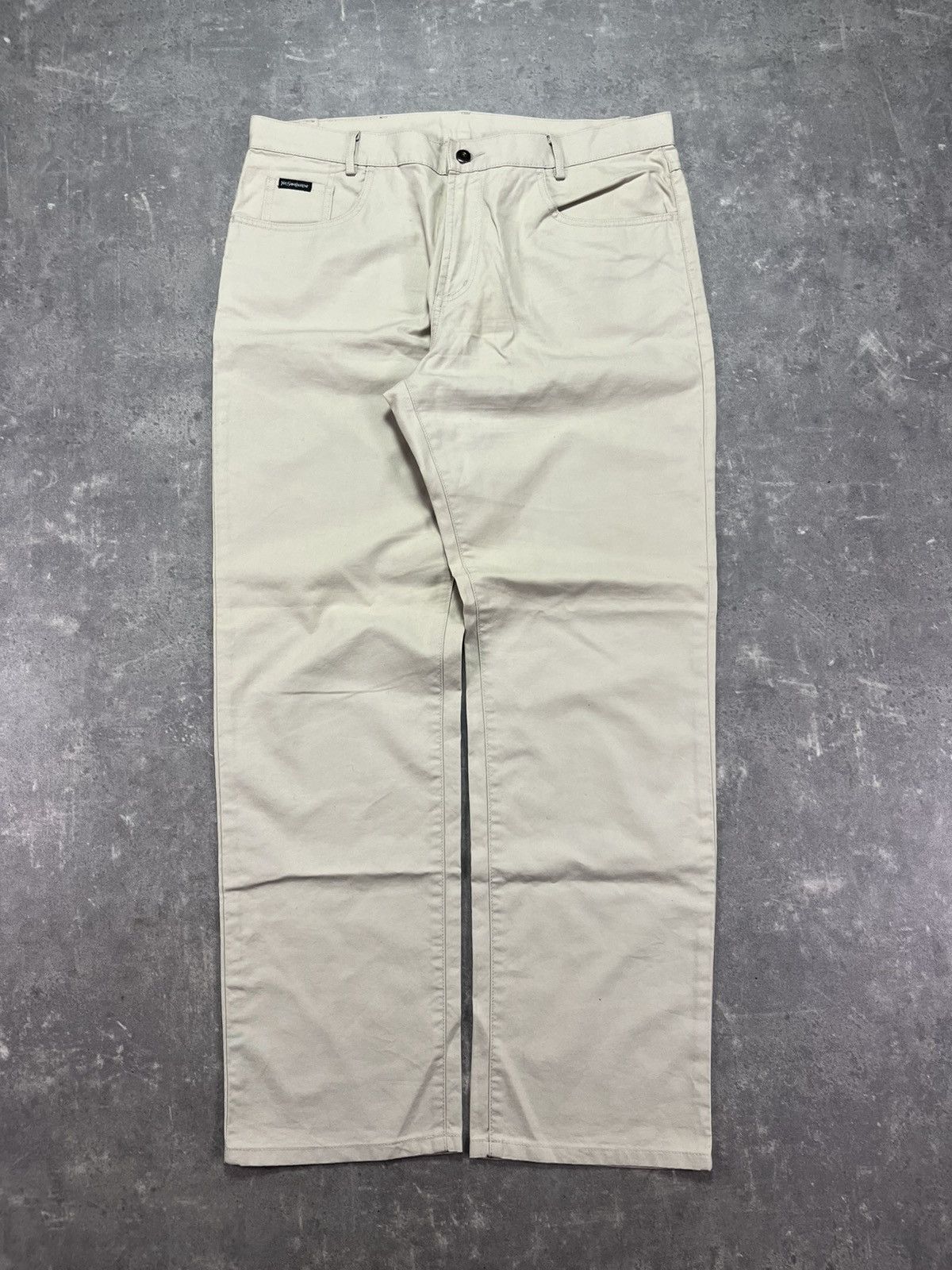 Yves Saint Laurent Yves Saint Laurent Y Pocket Logo Pants 36 YSL Size US 36 / EU 52 - 2 Thumbnail