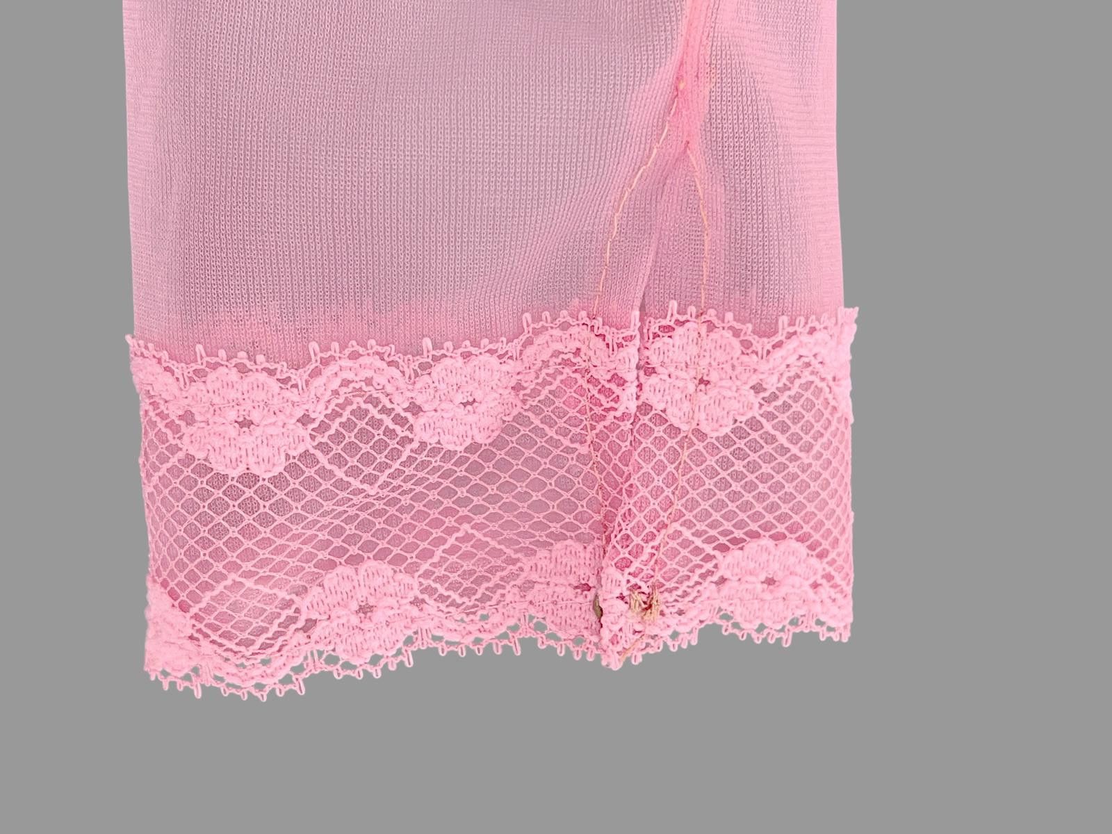 Designer 70s Victorian Revival Dress Pink Prairie Size L Gunne Style Size L / US 10 / IT 46 - 6 Thumbnail