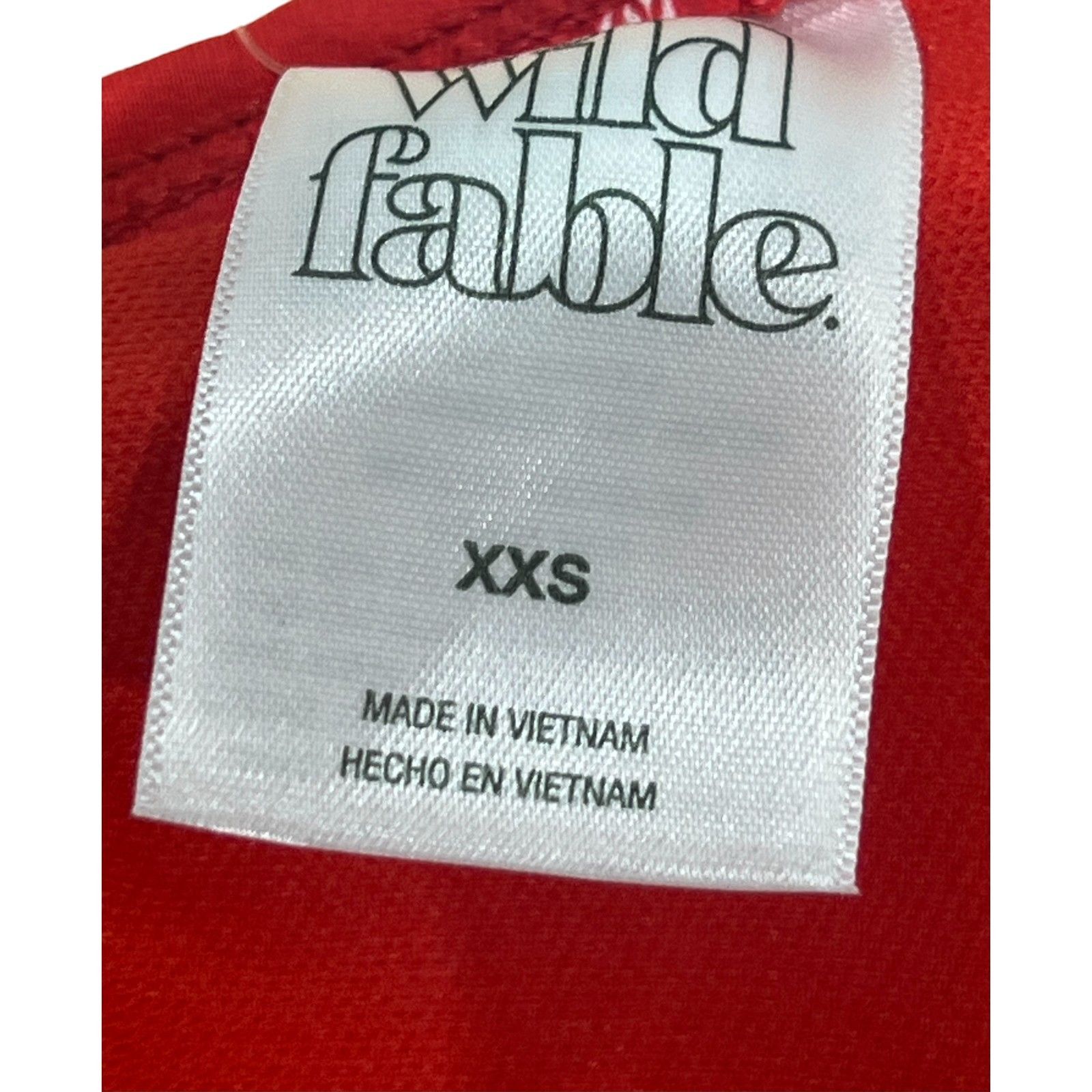 Other Wild Fable - Women's Strappy Triangle Bikini Top - Red Lemon Size ONE SIZE - 8 Thumbnail