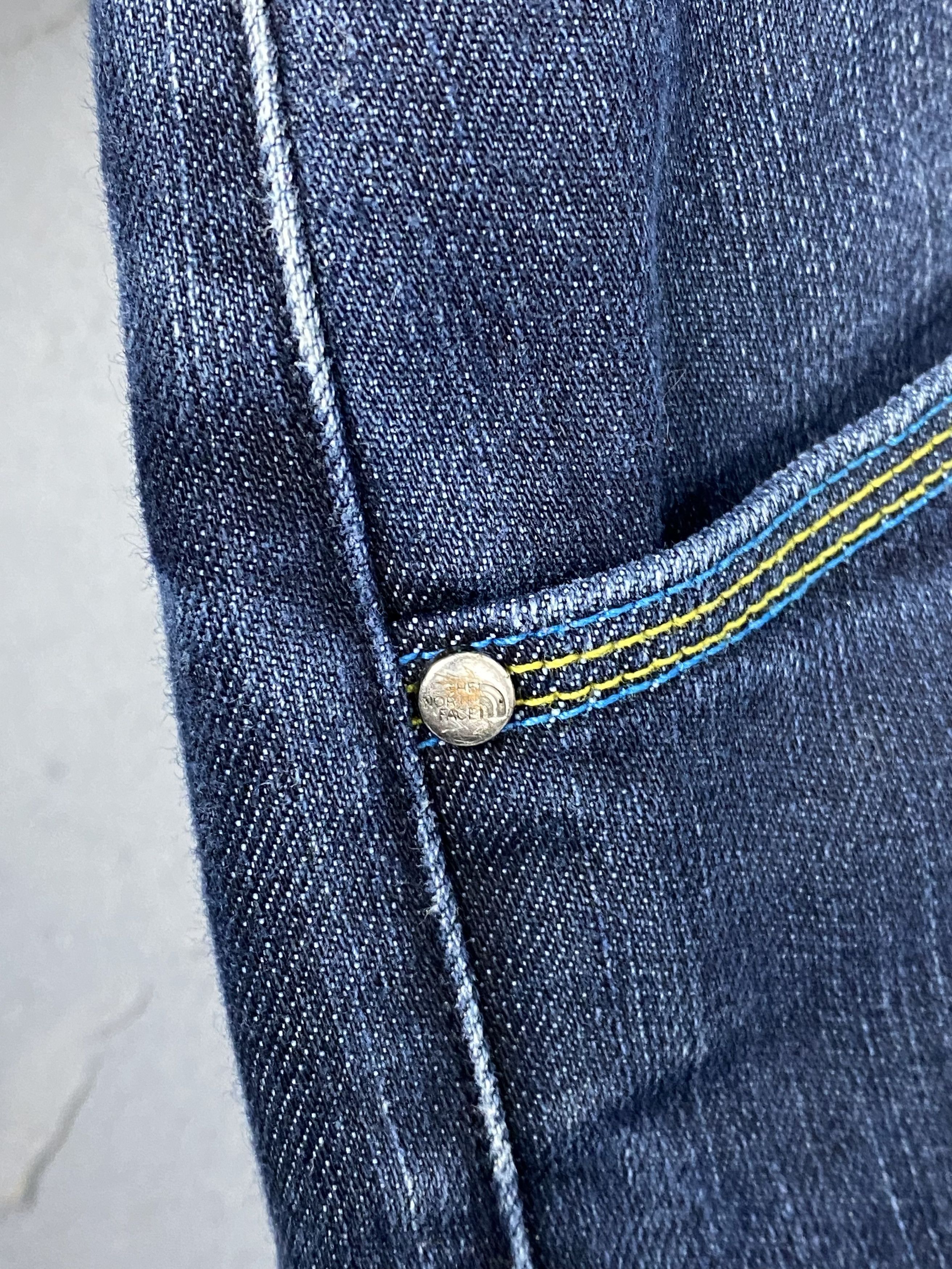 Japanese Brand × The North Face The North Face Junya Watanabe Style Denim Jeans Logo Size US 34 / EU 50 - 8 Thumbnail