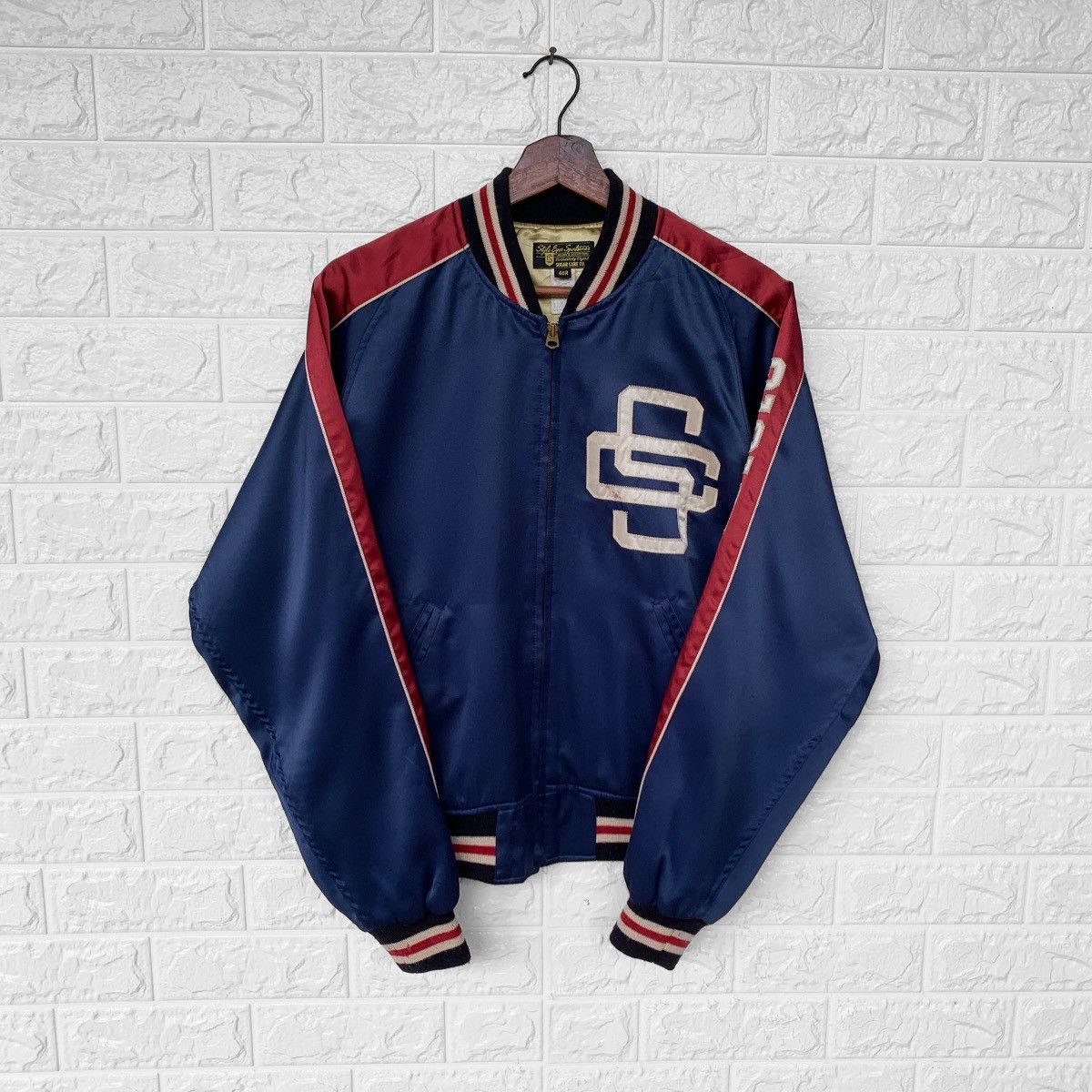 Sugar Cane VINTAGE STYLE EYES SUGAR CANES CLEMSON NYLON BOMBER JACKET Size US M / EU 48-50 / 2 - 3 Thumbnail