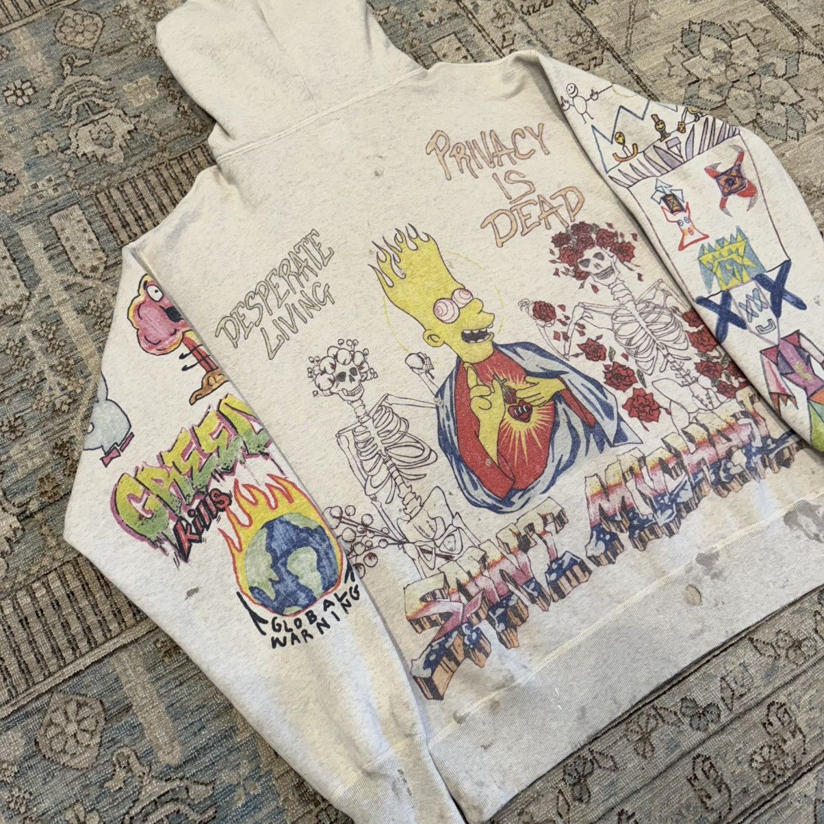 Saint Michael Graffiti Hoodie Size US L / EU 52-54 / 3 - 7 Thumbnail