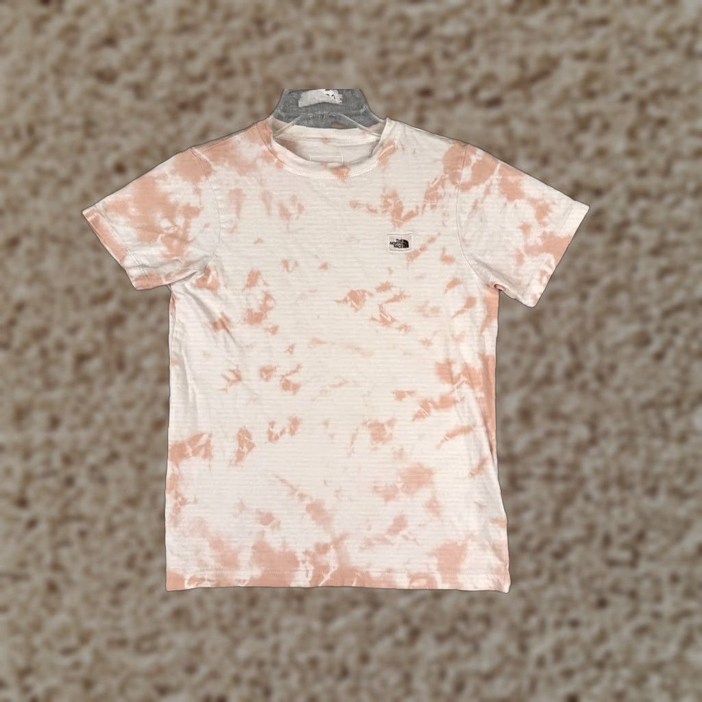 The North Face The North Face Shirt Womens Small White Tie Dye Short Sleeve 100% Cotton Crew Size L / US 10 / IT 46 - 1 Thumbnail