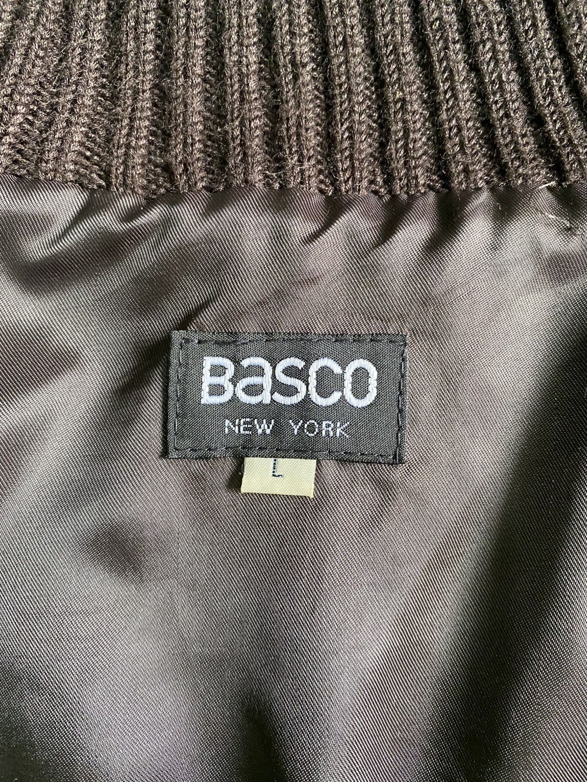Basco Vintage 80s Basco Americansports puffy Knits PulloverJacket Size L / US 10 / IT 46 - 9 Thumbnail