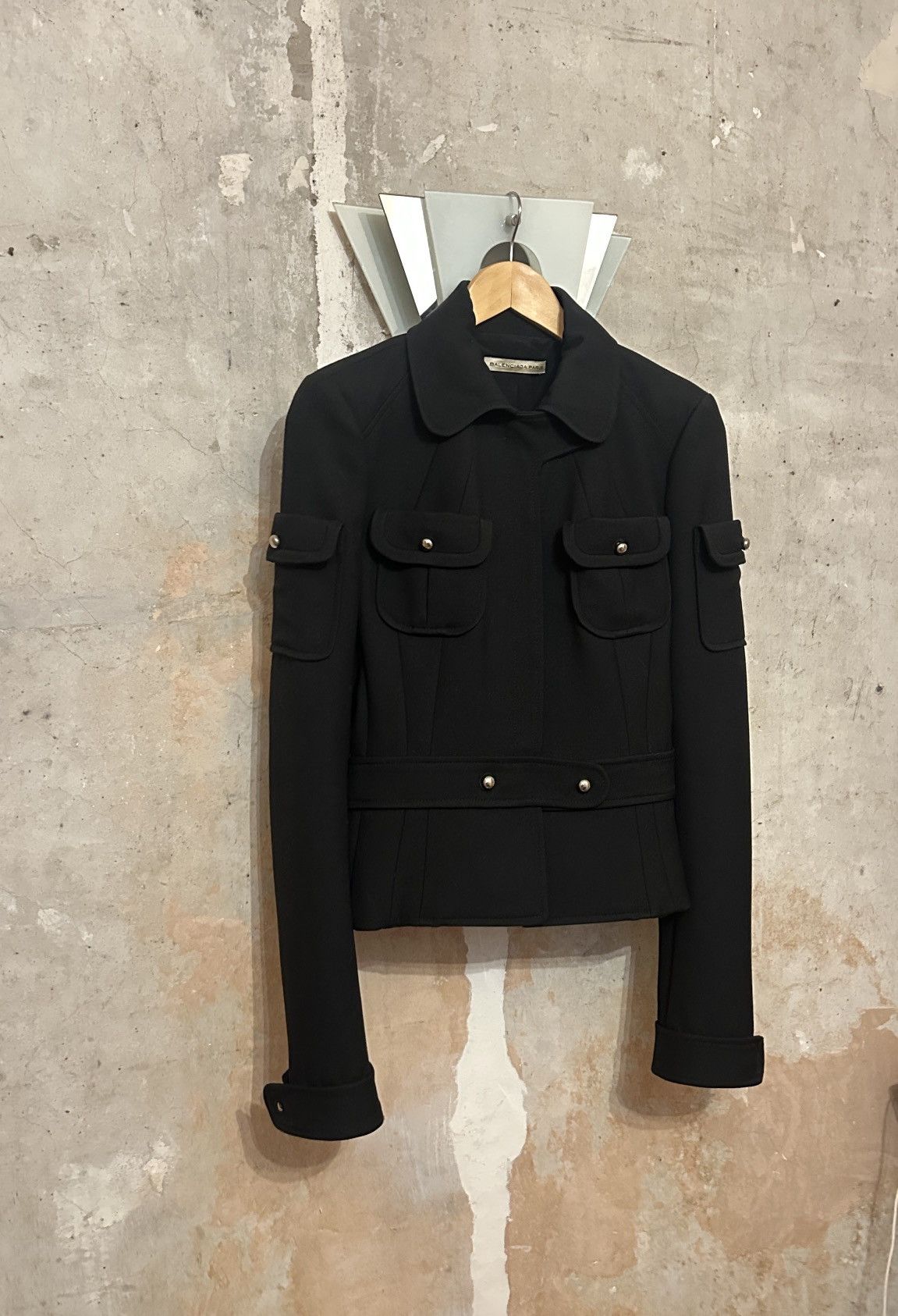 Balenciaga FW05 Military Jacket by Nicolas Ghesquière Size US XS / EU 42 / 0 - 1 Thumbnail