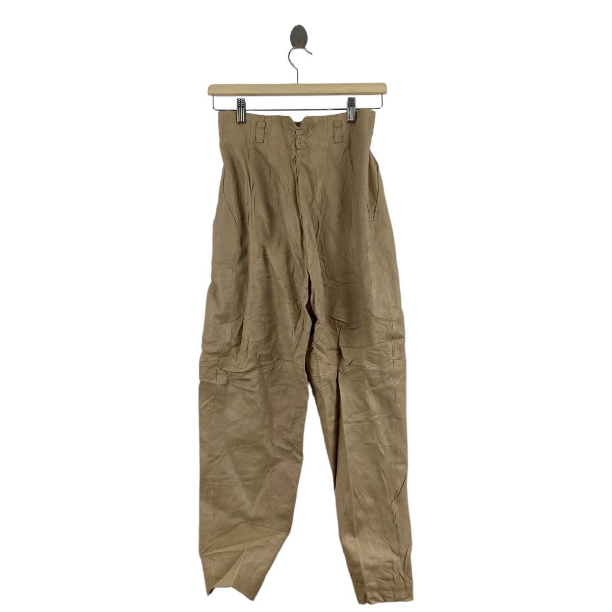 Other CHRISTIAN AUJARD Pret A Porter Japan Drop Crotch Leather Size 24" / US 00 / IT 34 - 4 Thumbnail