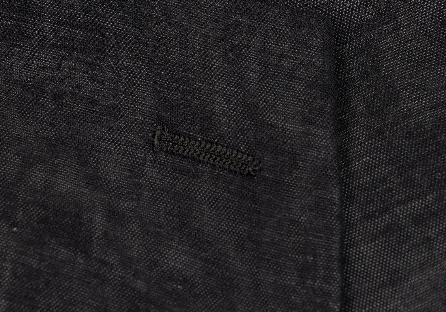 Issey Miyake Cotton Linen Glossy Tailored Jacket in Black Size 4 Size US XL / EU 56 / 4 - 5 Thumbnail