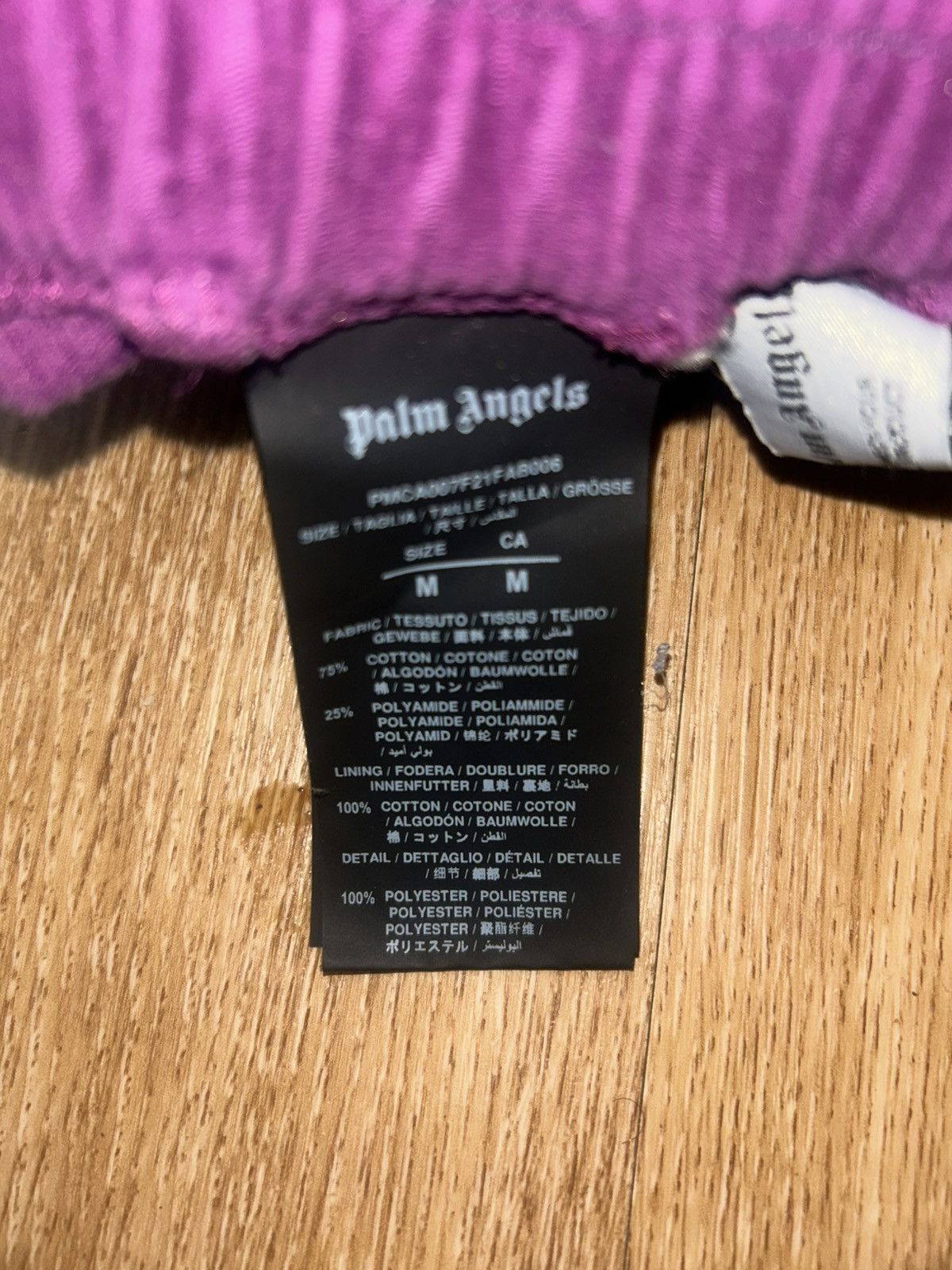 Palm Angels PALM ANGELS Purple Corduroy Track Pants Size US 30 / EU 46 - 3 Thumbnail