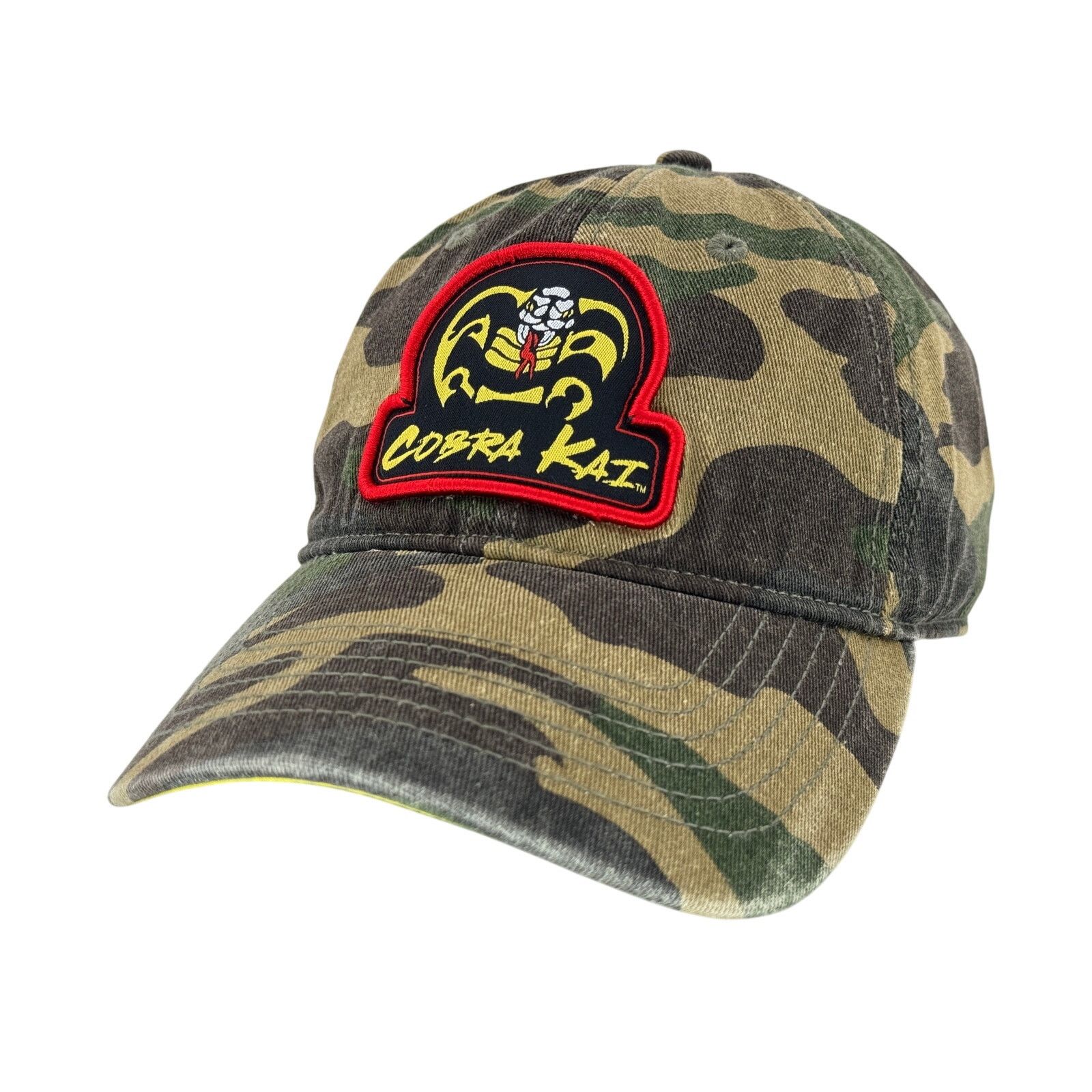 Other Camo Cobra Kai Hat - Karate Kid Strapback Dad Cap Size ONE SIZE - 1 Thumbnail
