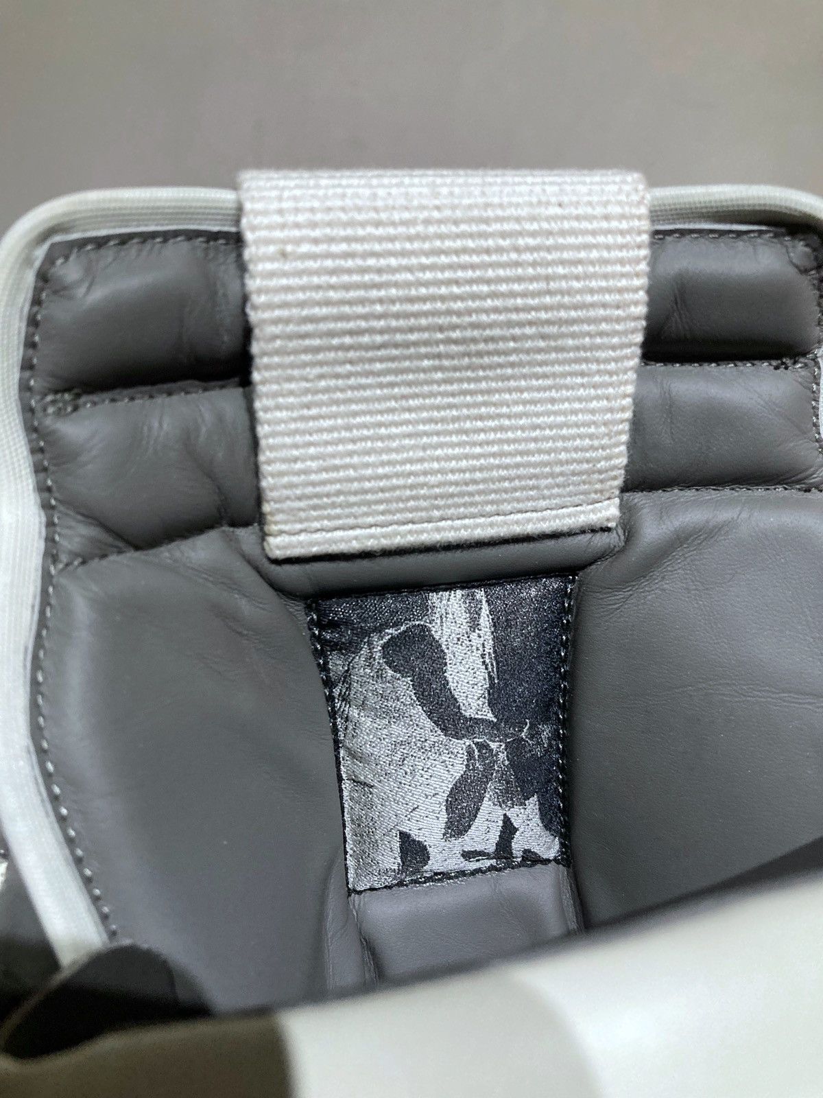 Rick Owens NEW MAINLINE DUST / MILK GEOBASKET JUMBO LACE LEATHER 43 Size US 10 / EU 43 - 10 Thumbnail