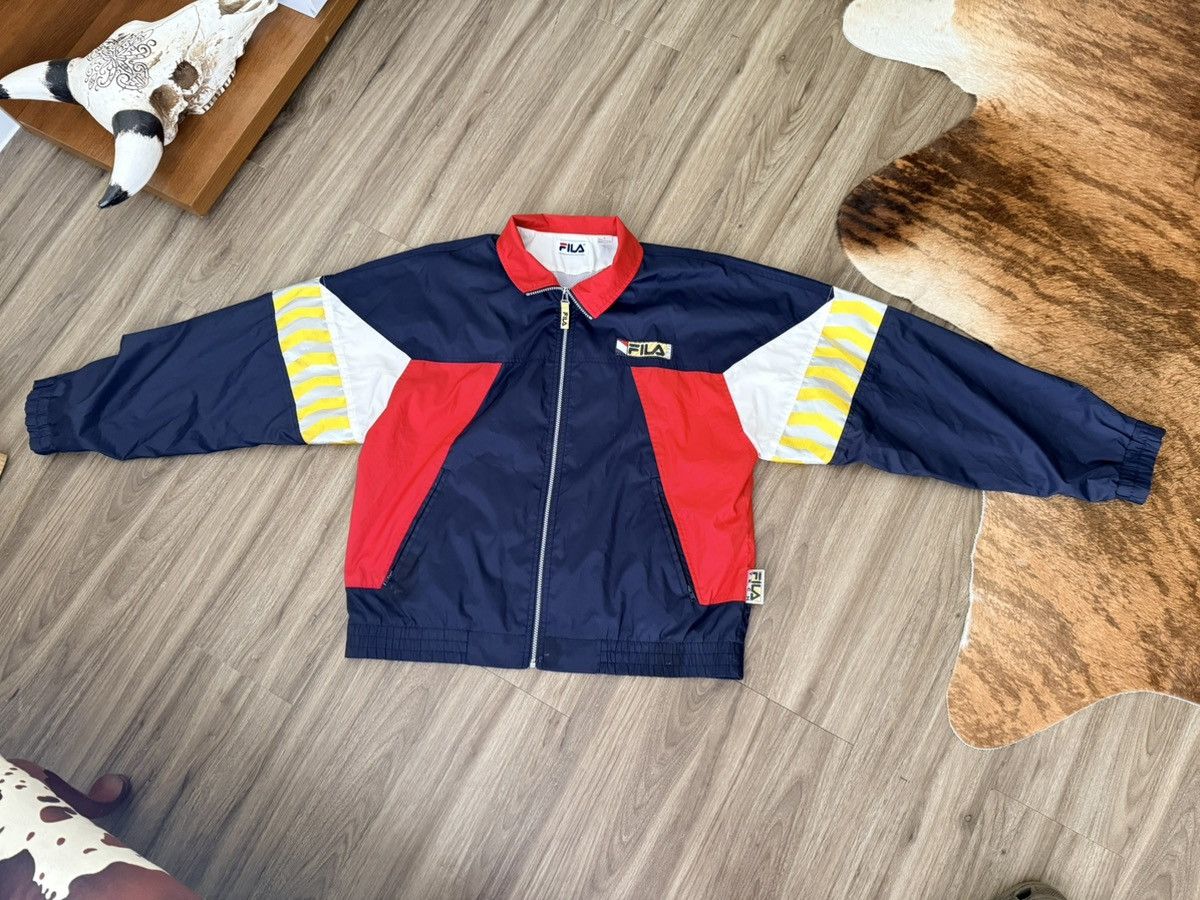 Fila Vintage 90’s Men’s Fila Tech Wind Breaker Jacket Size Large Size US L / EU 52-54 / 3 - 1 Thumbnail