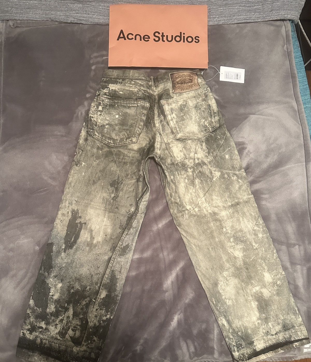 Acne Studios 1981M “Cold Grey” Loose Fit Trousers Size US 34 / EU 50 - 4 Thumbnail