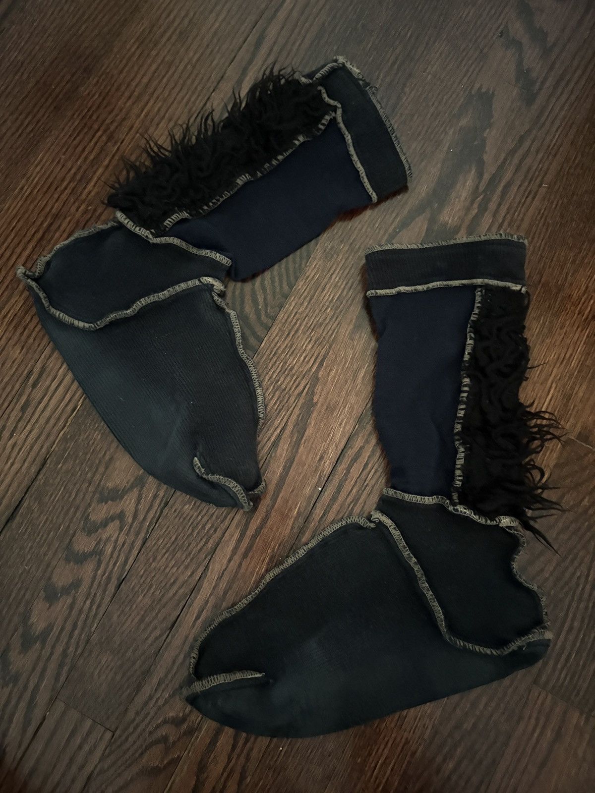 Christopher Nemeth Christopher Nemeth Fur Socks | Grailed