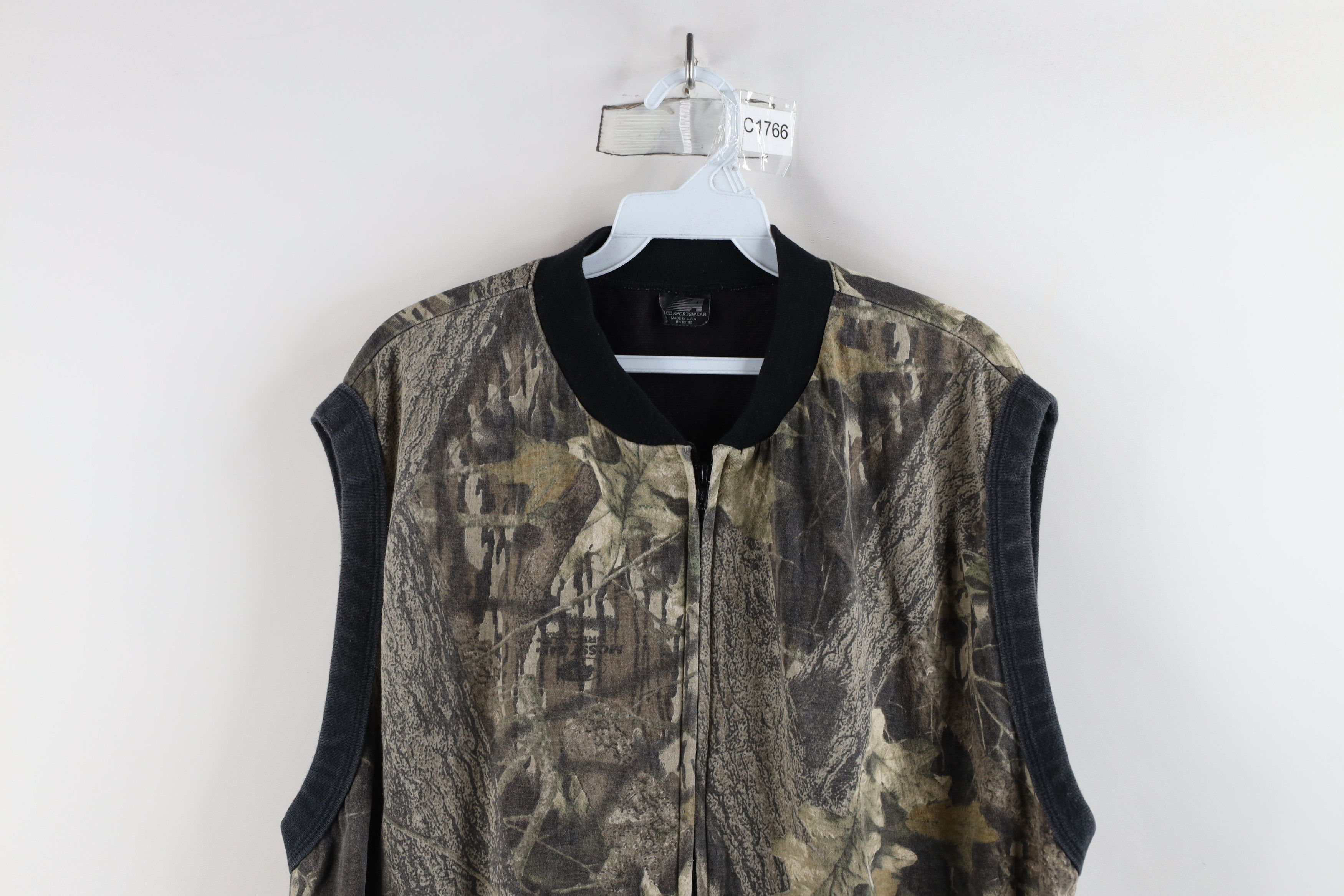 Vintage Vintage 90s Streetwear Camouflage Sleeveless Vest Jacket Size US XL / EU 56 / 4 - 2 Thumbnail