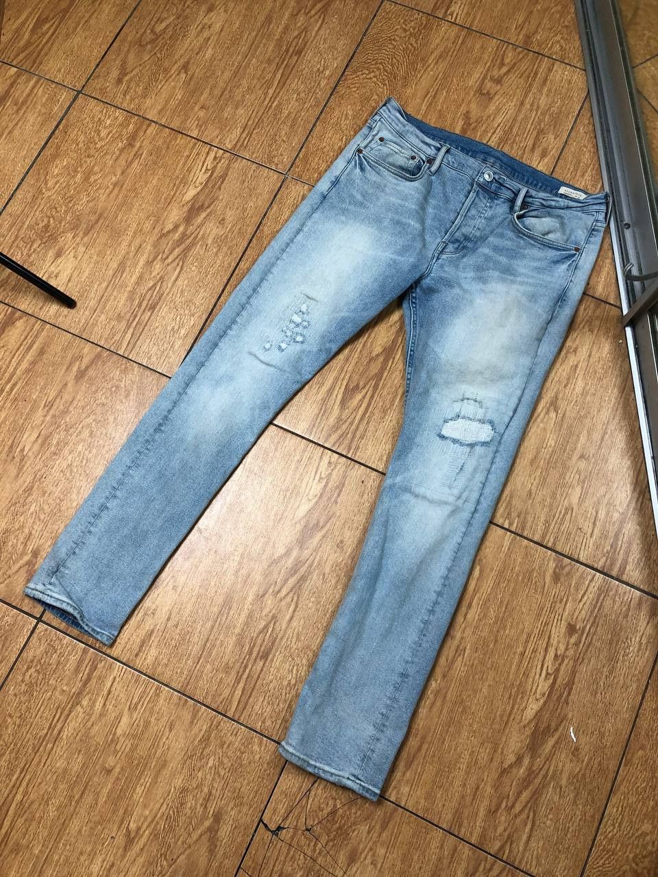 Allsaints Mens AllSaints Cigarette jeans skinny fit stretch denim Size US 34 / EU 50 - 21 Thumbnail