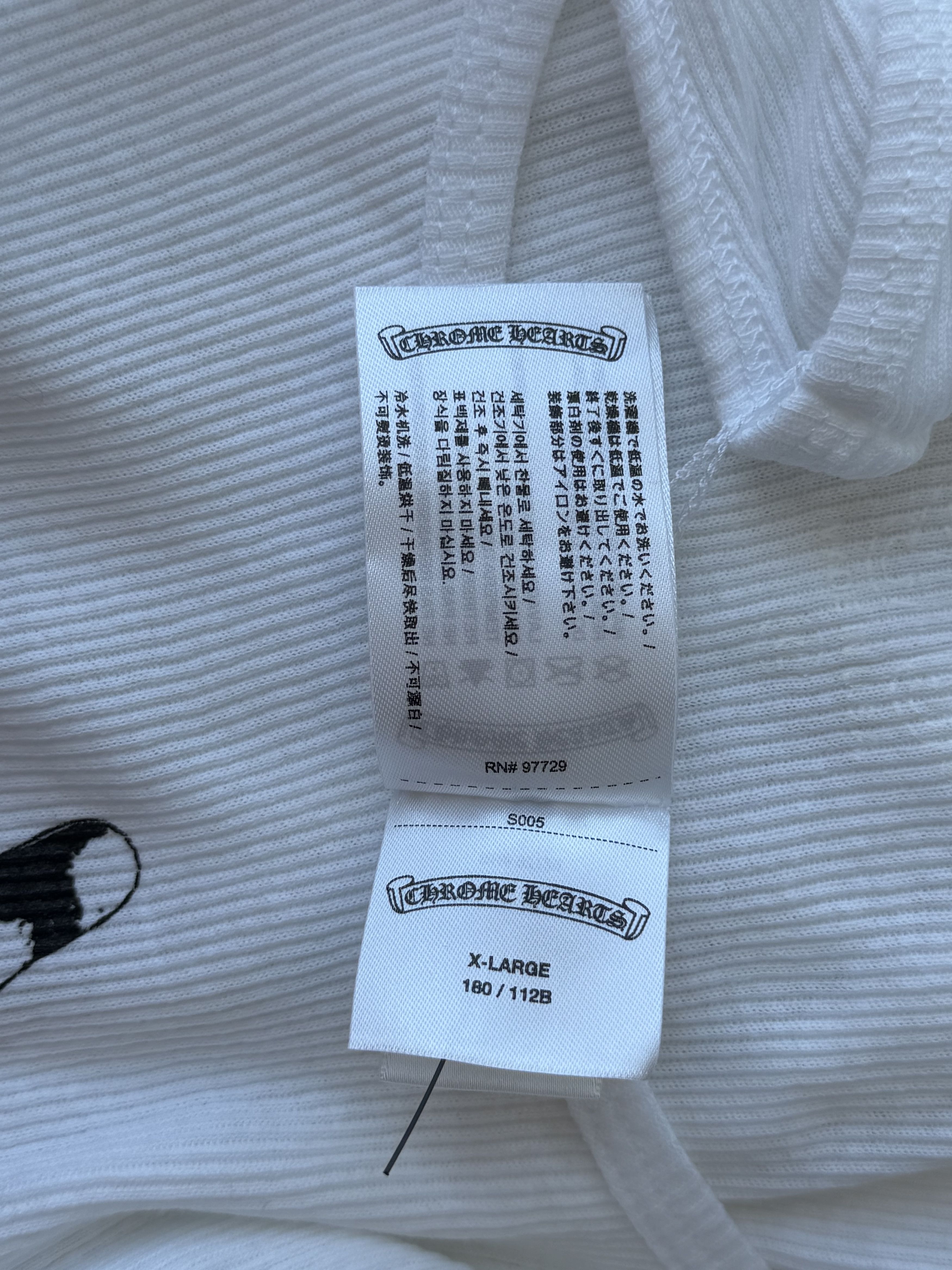 Chrome Hearts Chrome Hearts White & Black Richard Stark Graphic Tank Top Size US XL / EU 56 / 4 - 6 Thumbnail