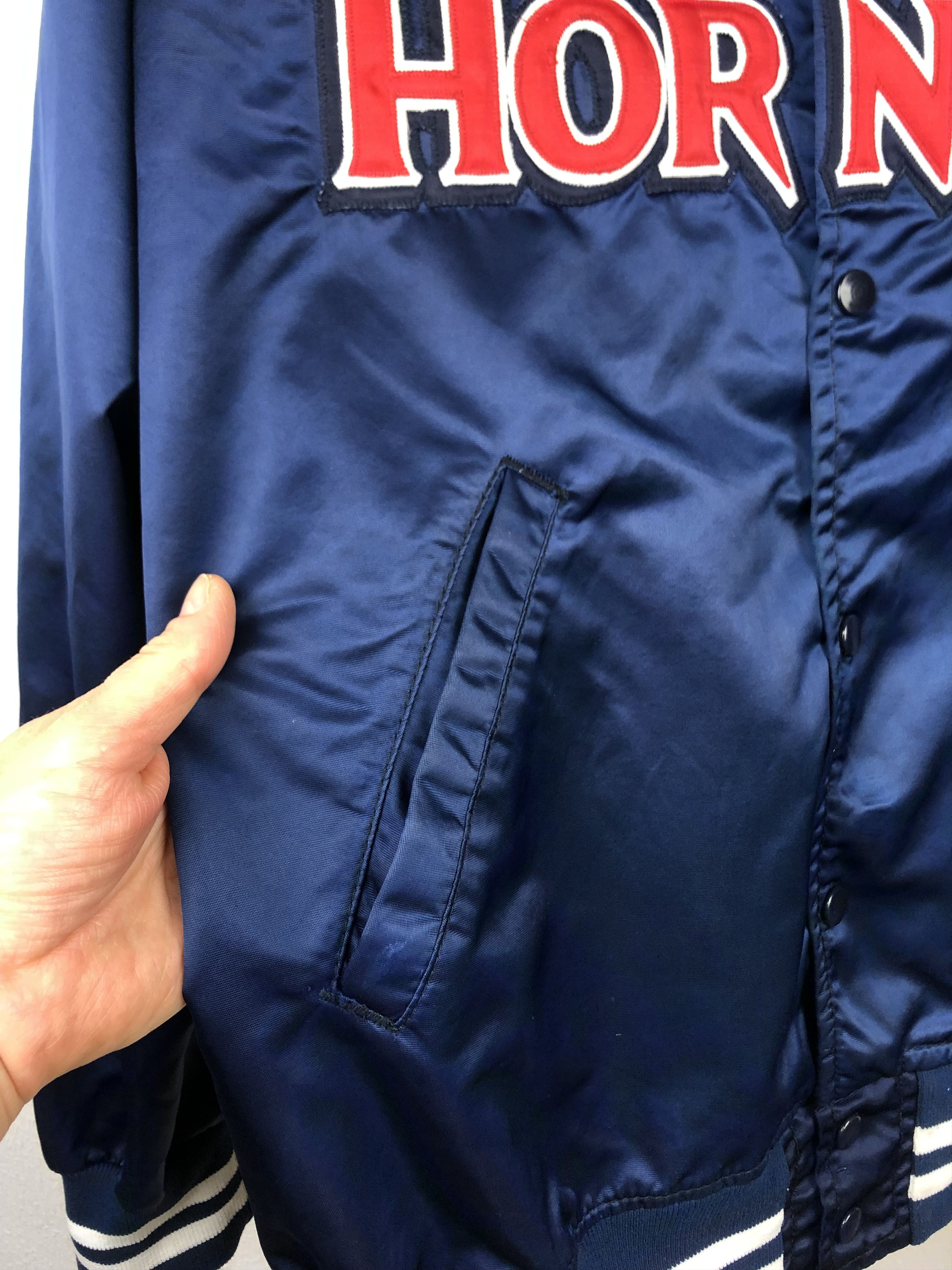 NBA Vintage 80's Charlotte Hornets Starter Satin Jacket Hype Size US XL / EU 56 / 4 - 9 Thumbnail