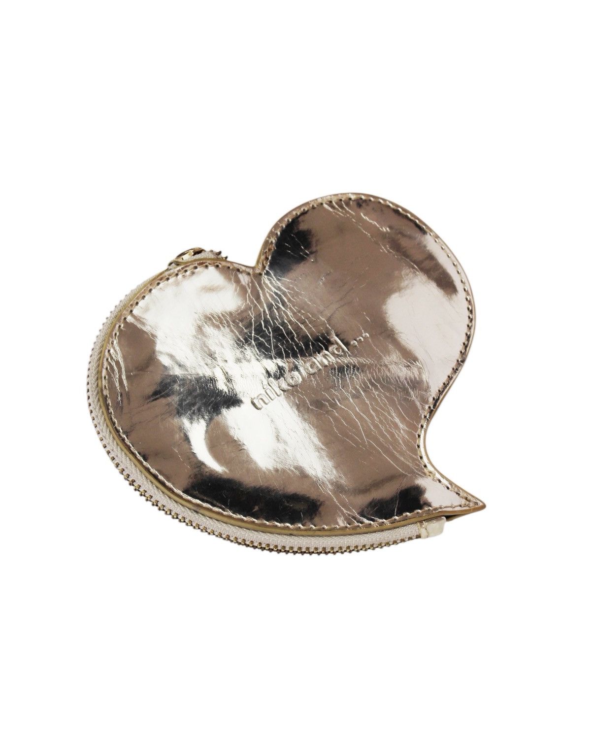 Japanese Brand × Vintage SS2020 NIKO AND … SILVER METALLIC HEART COIN PURSE Size ONE SIZE - 1 Thumbnail