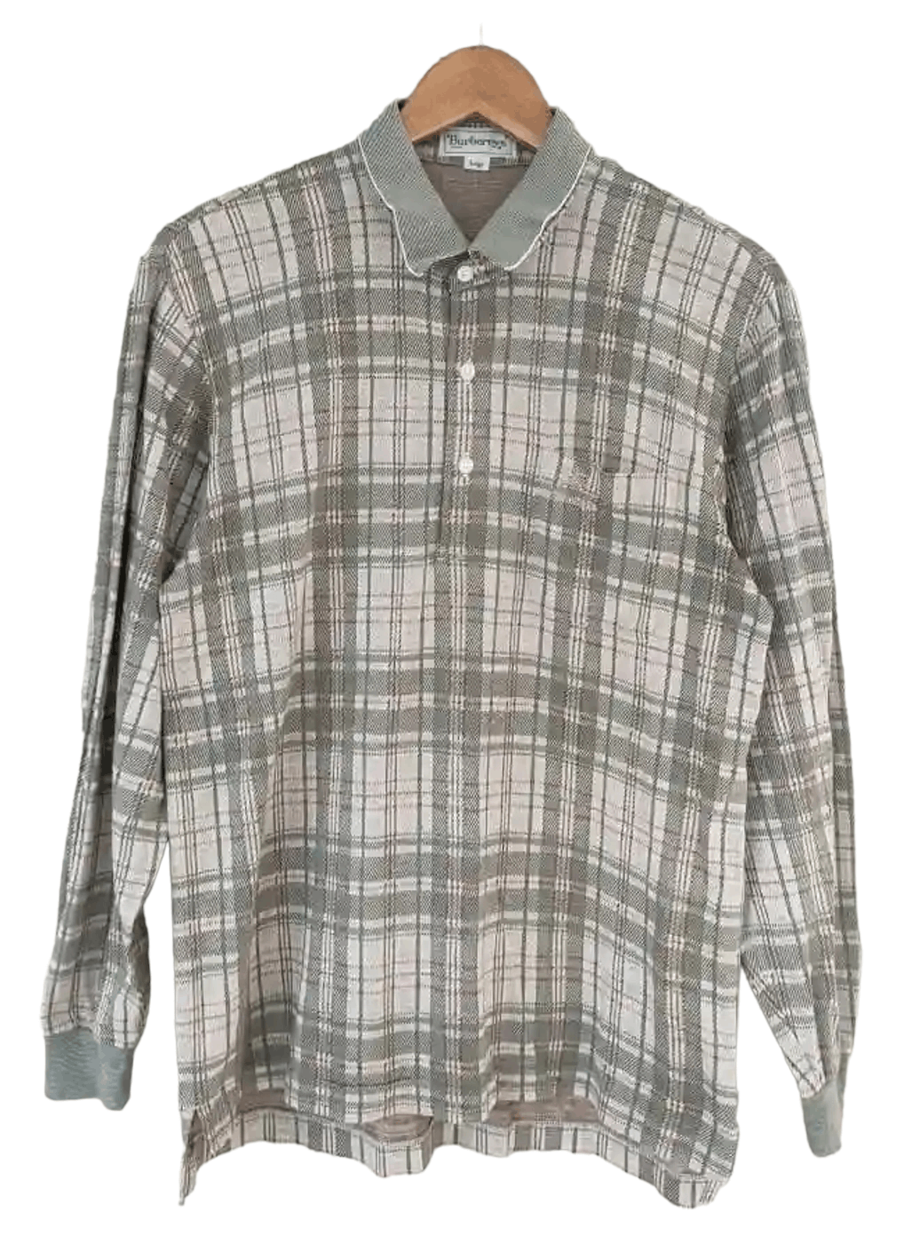 Burberry 💥LAST CALL💥 Vintage Burberry Checkered Polo T Size US M / EU 48-50 / 2 - 1 Thumbnail