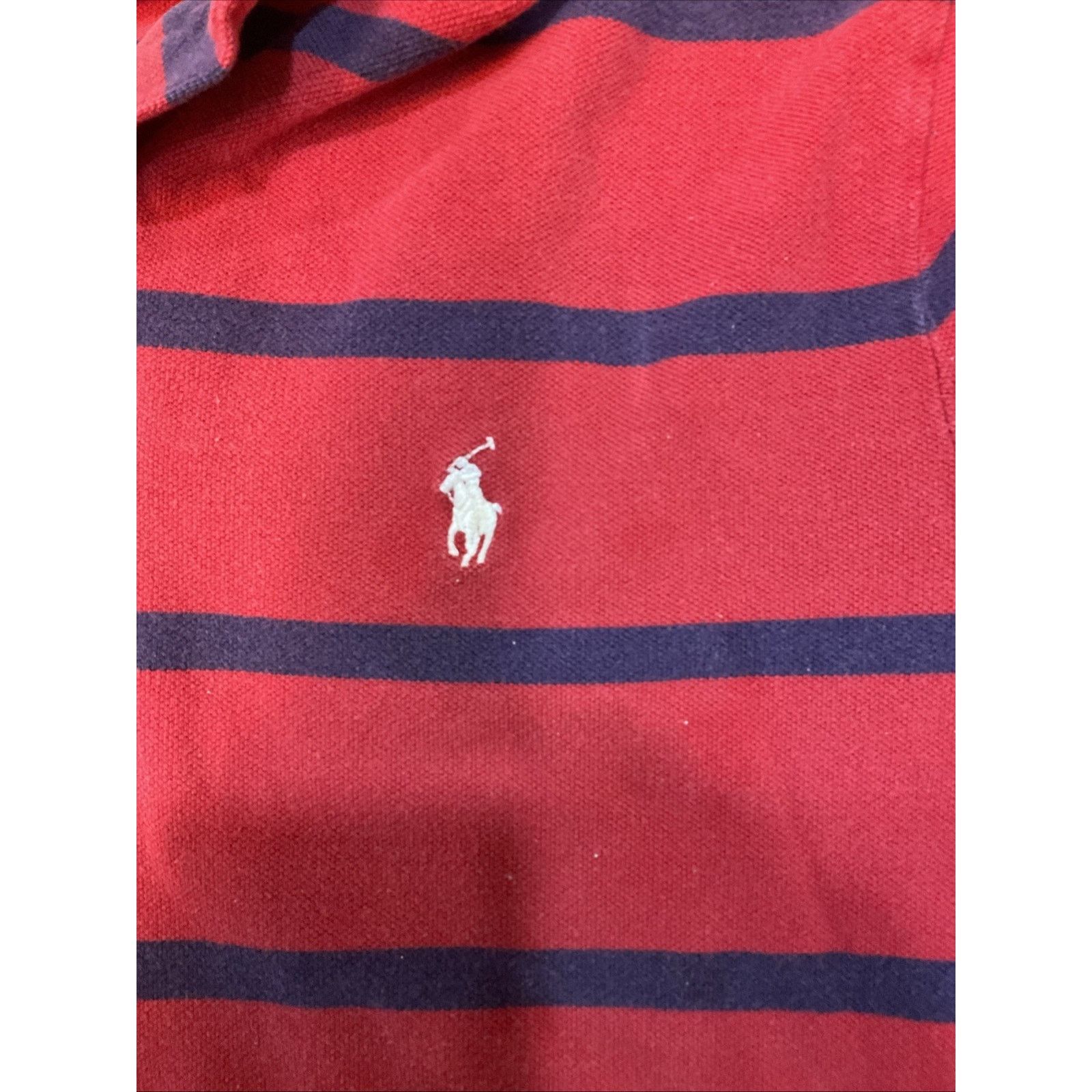 Ralph Lauren Polo Ralph Lauren Men’s XL Red Navy Stripe Classic Fit Size US XL / EU 56 / 4 - 3 Thumbnail