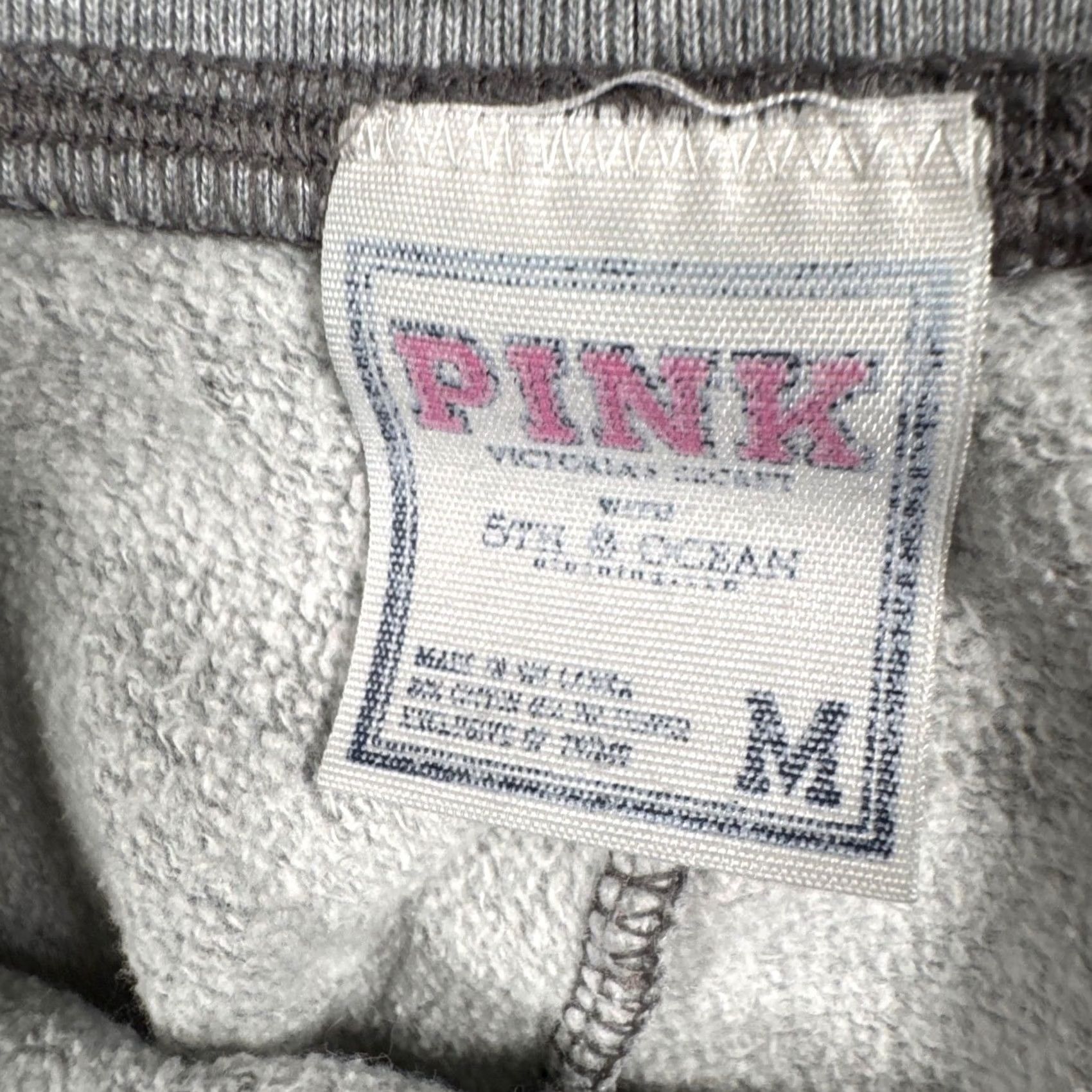 Vintage VINTAGE PINK UT Longhorns Sweatpants Womens M Gray Wide-Leg Y2K Lounge Victoria's Secret PINK Track Pants Women Mens النفس Size 32" / US 10 / IT 46 - 4 Thumbnail