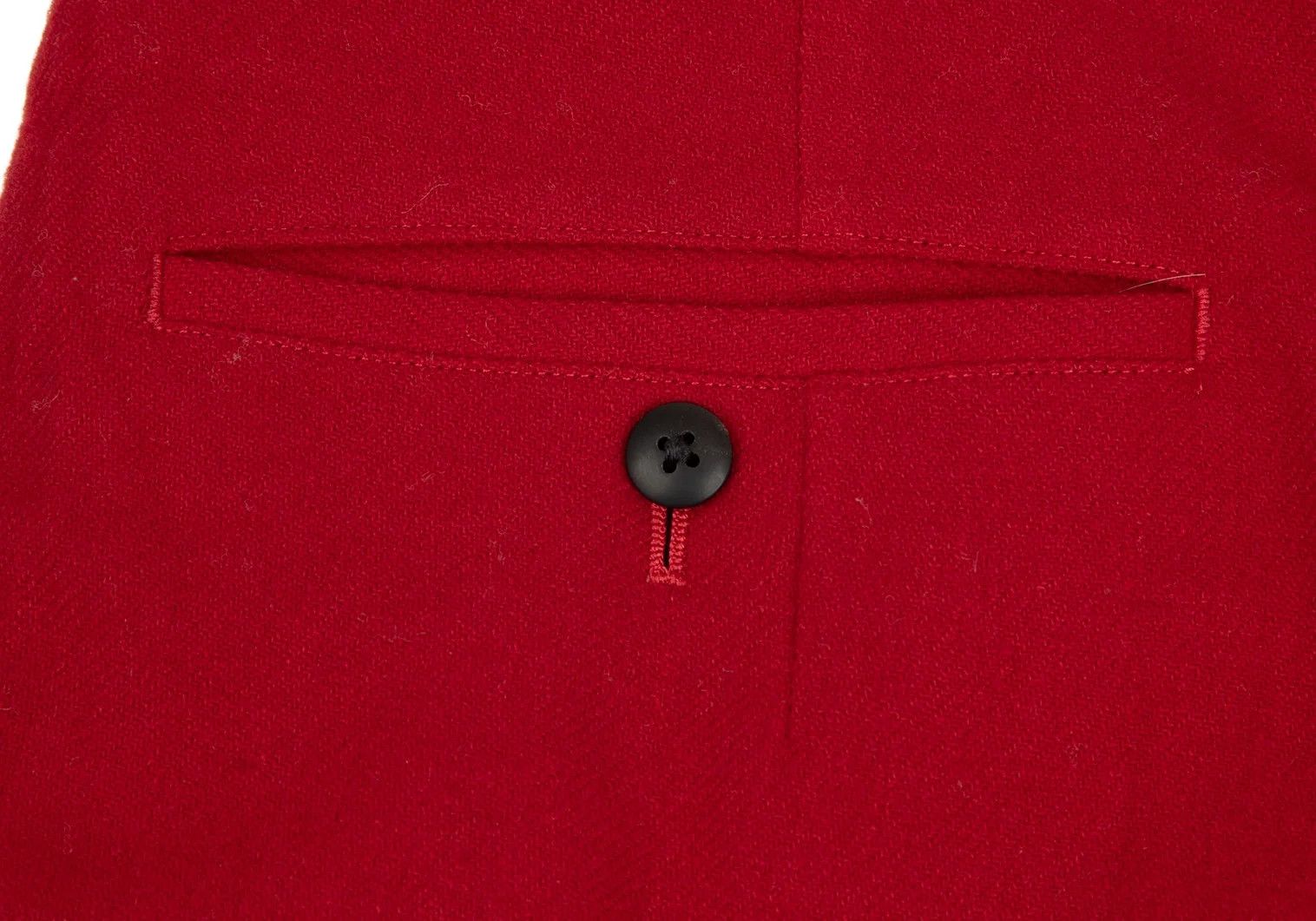 Yohji Yamamoto Yohji Yamamoto Wool Nylon Suspender Pants Red S Size US 36 / EU 52 - 11 Thumbnail