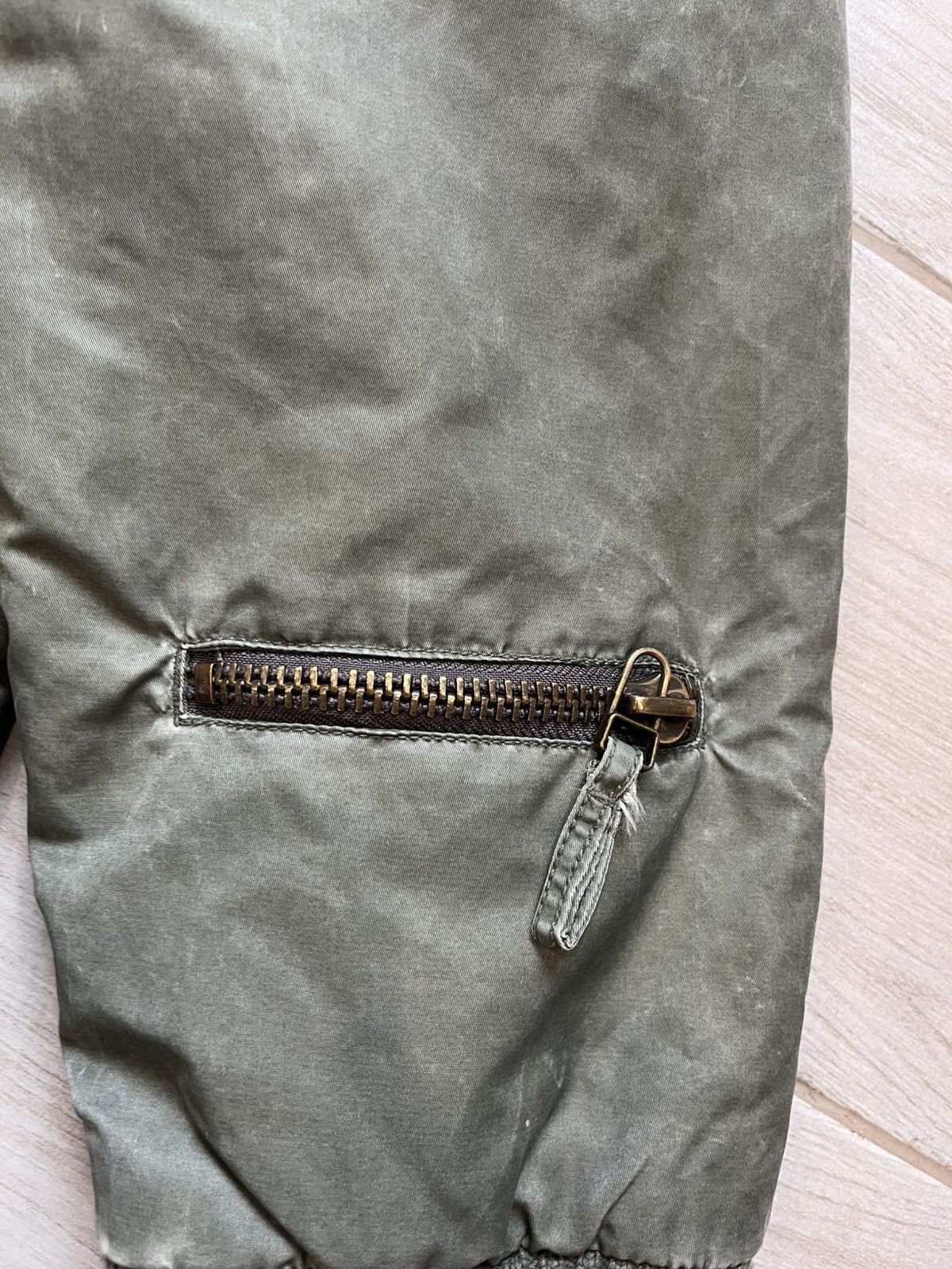 Firetrap × Vintage Vintage Fitetrap Y2K military jacket waxed style green Camo Size US XXL / EU 58 / 5 - 10 Thumbnail