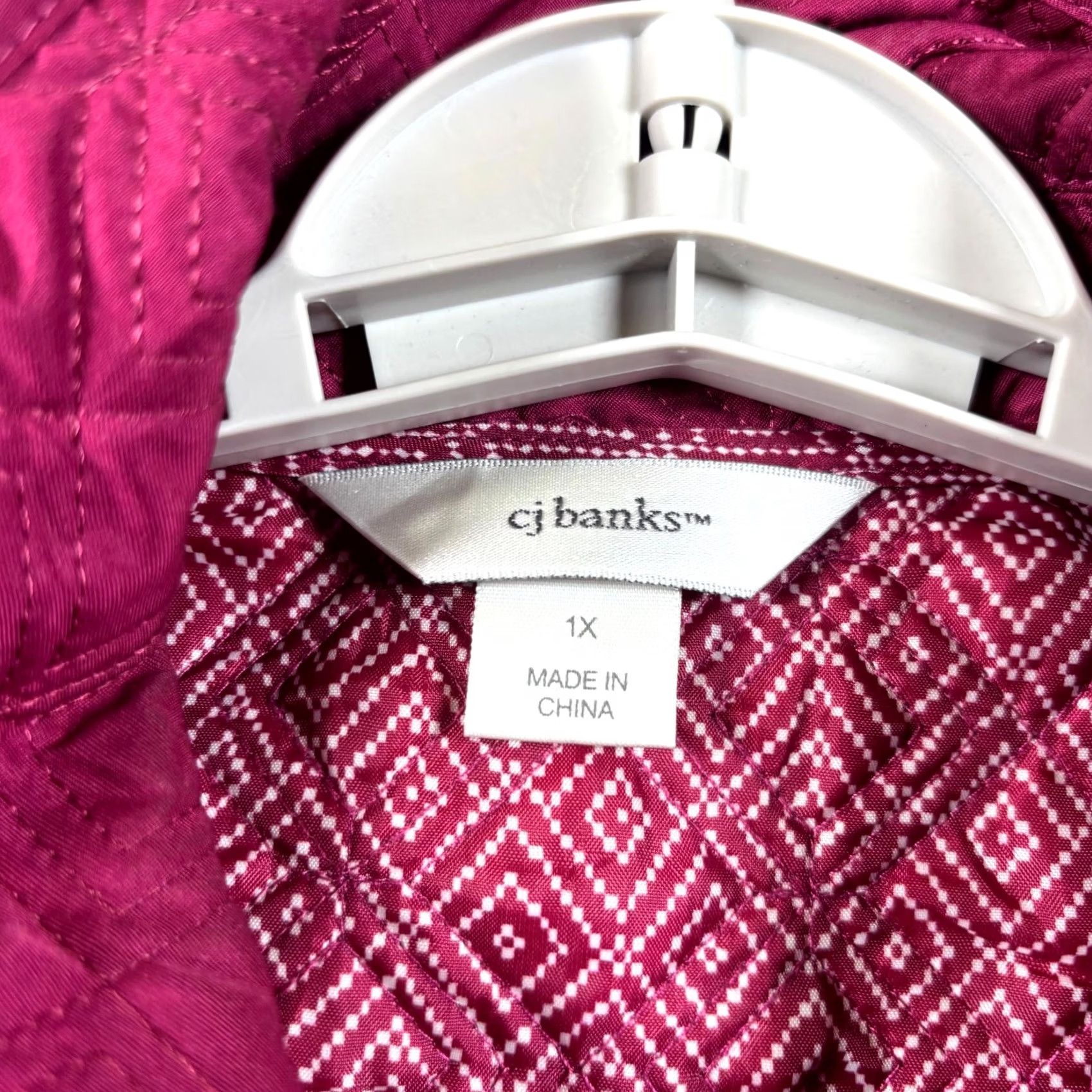Pinko CJ Banks Quilted Vest Women's M Pink Polyester Casual Stand-Up Collar Full-Zip Size M / US 6-8 / IT 42-44 - 5 Thumbnail