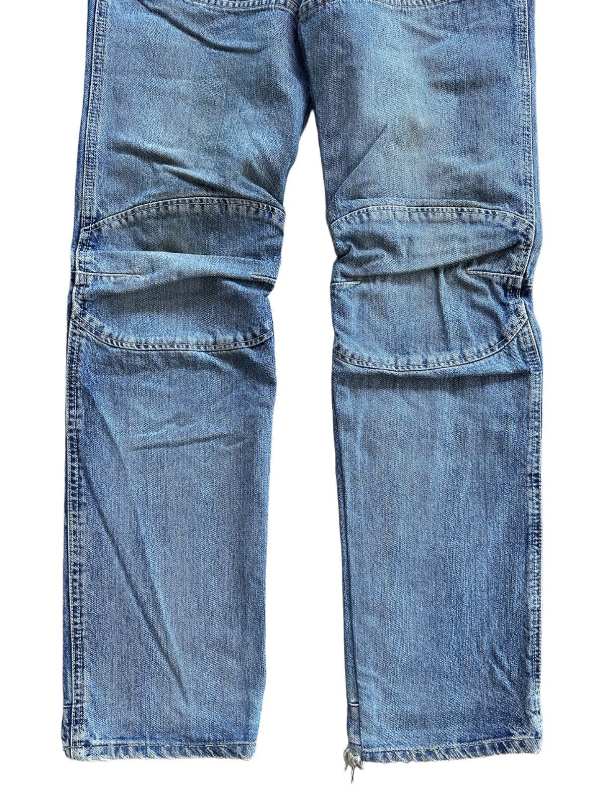 G-Star Vintage G Star Raw Denim Jeans Elwood Double Knee Size US 31 - 3 Thumbnail