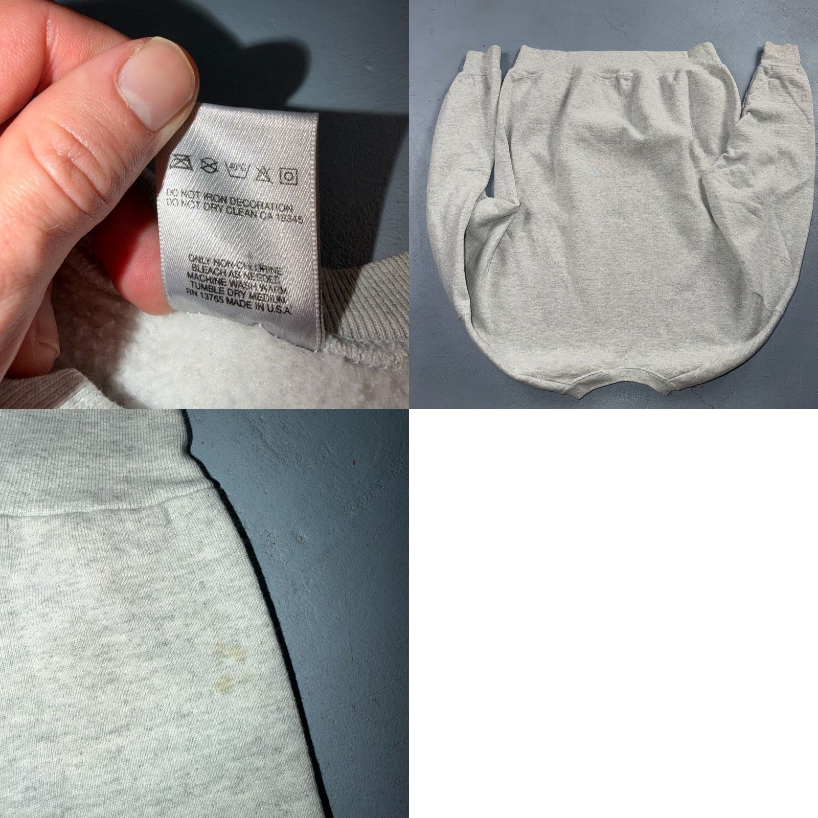 Fruit Of The Loom VTG Fruit of the Loom Sweatshirt Crewneck Gray XL USA Golf 90s 80s Graphic Print Mens Size US XL / EU 56 / 4 - 8 Thumbnail