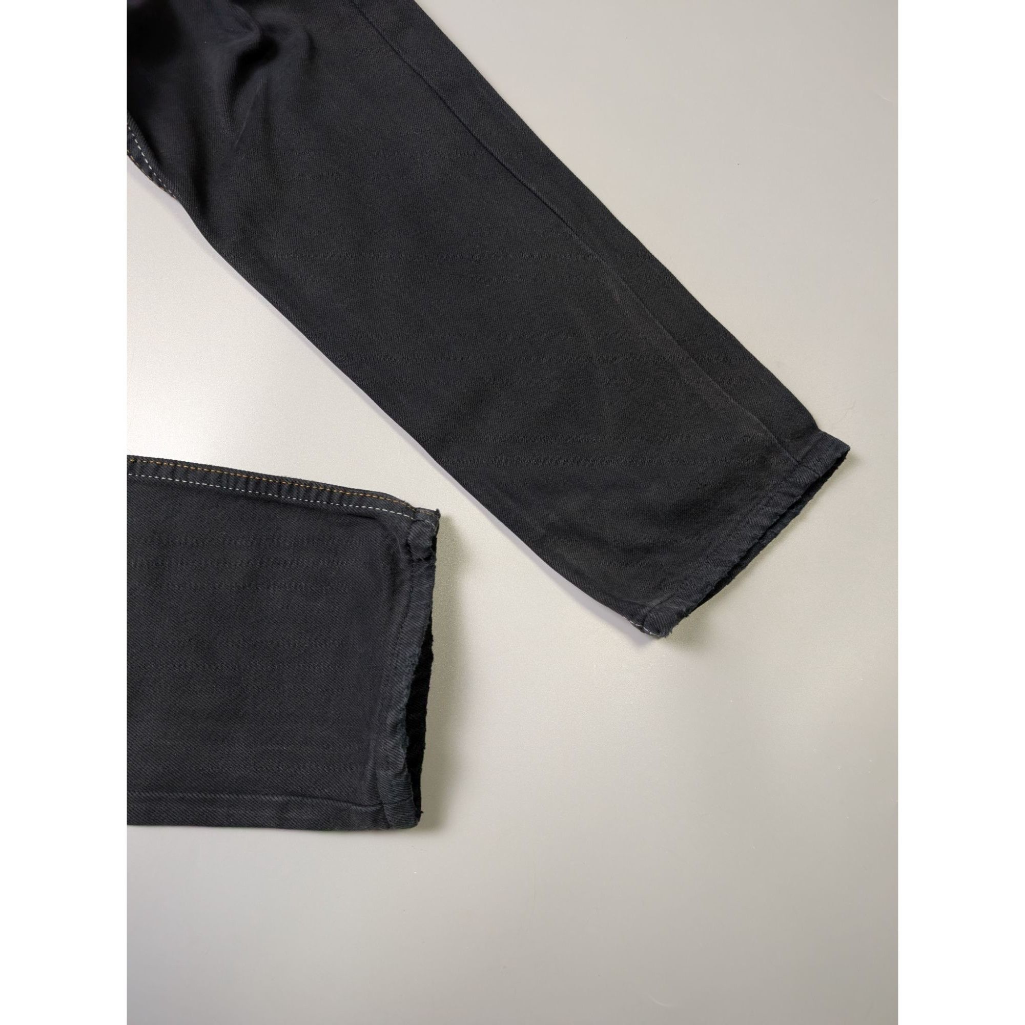 Levi's Levi's 501 Rework by Blackyoto Black Denim Jeans (Y1075) Size US 32 / EU 48 - 12 Thumbnail