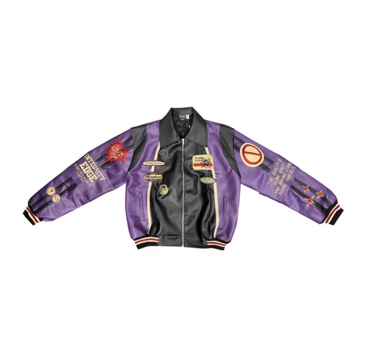 Other Leather bomber jacket leather jacket streetwear Size US L / EU 52-54 / 3 - 1 Thumbnail