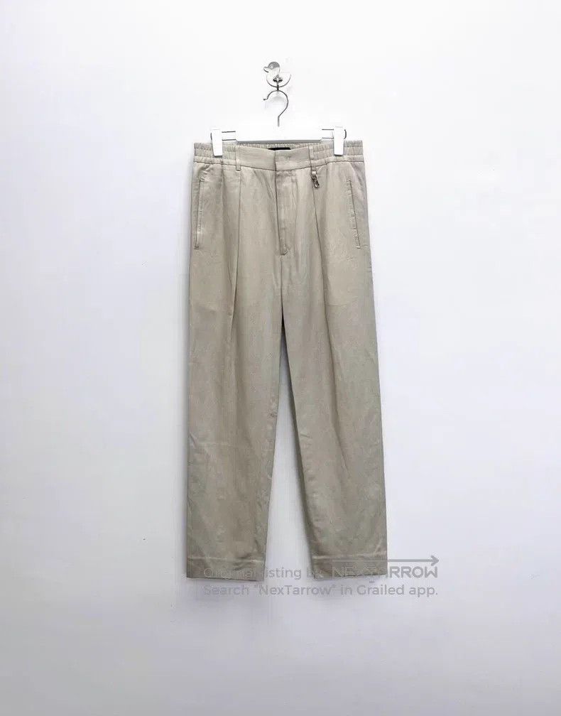 Fendi Fendi Double F Monogram Logo Linen Blend Trousers Size US 32 / EU 48 - 1 Thumbnail