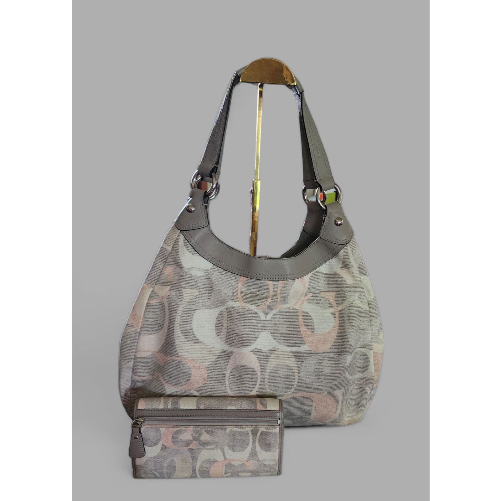 Coach Coach Soho Optic Lynn Shoulder Bag Hobo F19193 and wallet Size ONE SIZE - 3 Thumbnail