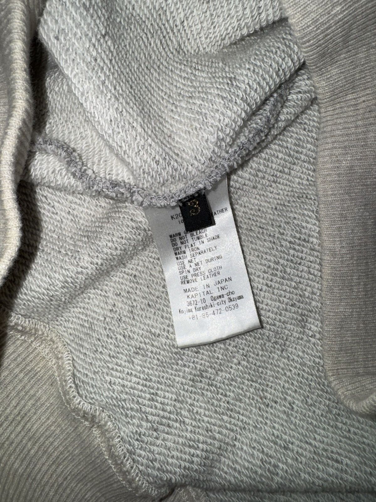 Kapital Kapital Lace sleeve crew neck sweatshirt Size US L / EU 52-54 / 3 - 5 Thumbnail