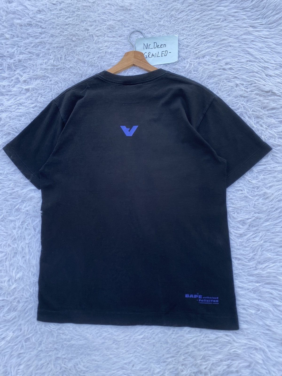 Bape Rare Vintage A Bathing Ape Black Tshirt Ideograph Size US M / EU 48-50 / 2 - 19 Thumbnail