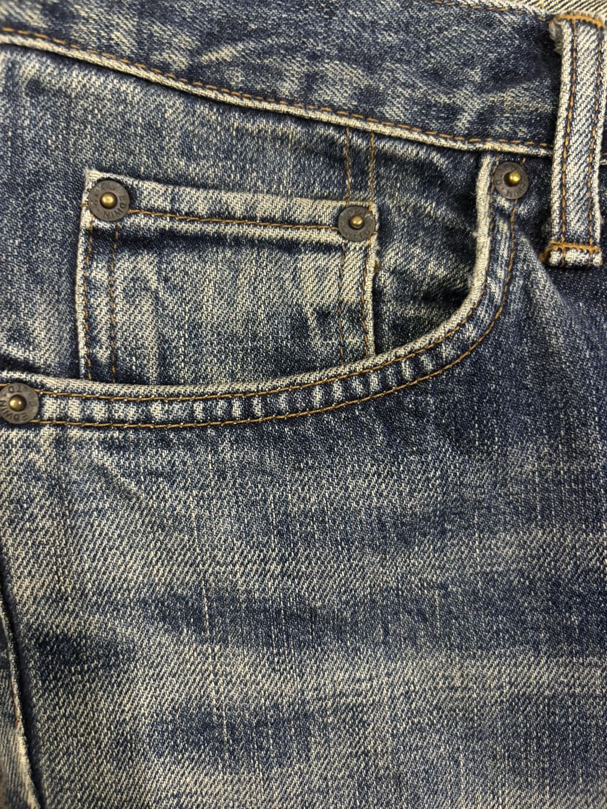 Edwin Vintage Edwin Mud Wash Flare Bootcut Distressed Jeans Size US 32 / EU 48 - 5 Thumbnail