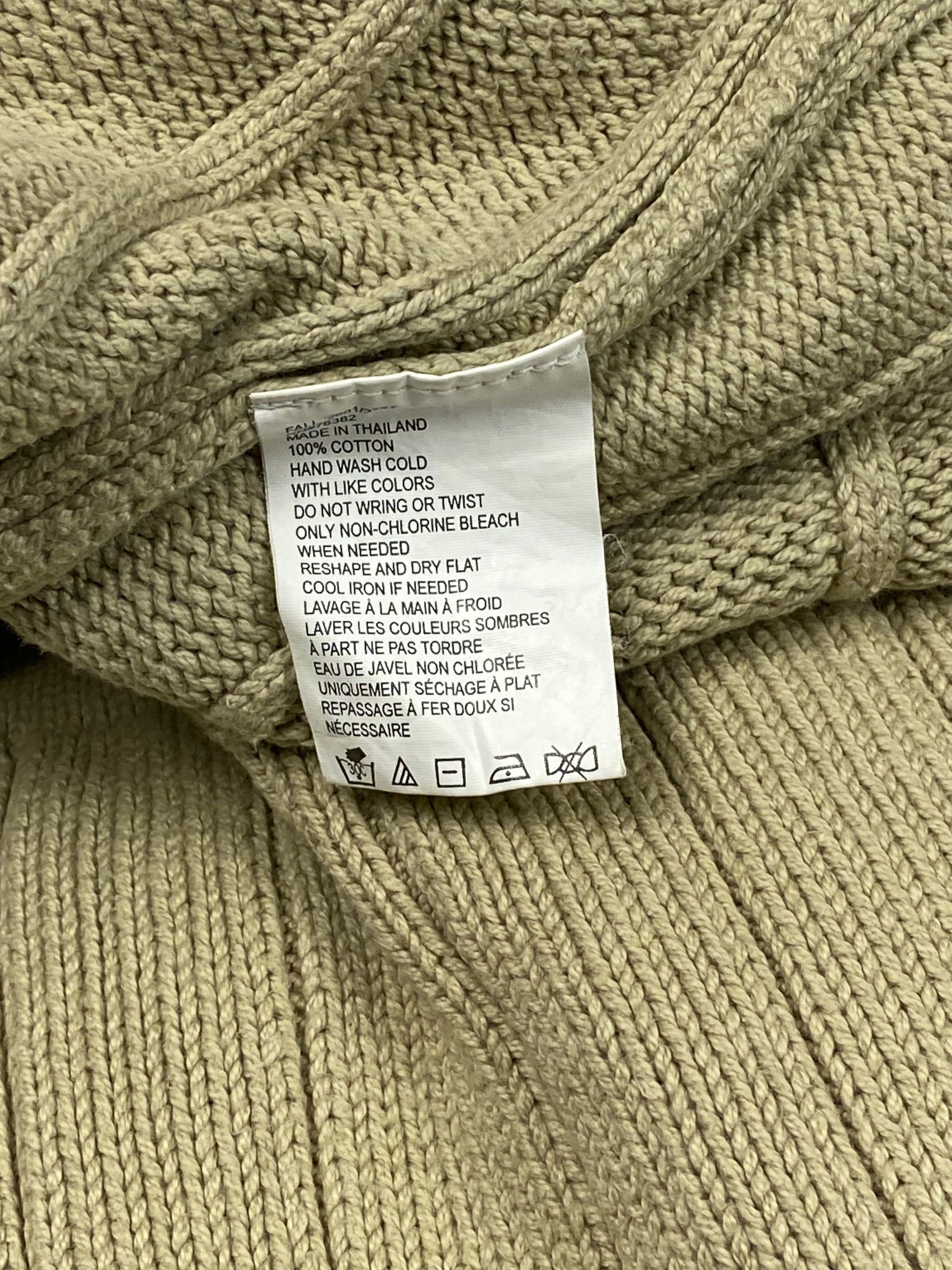 Timberland Vintage TIMBERLAND Cable Knit Beige Sweater M715 Size US XL / EU 56 / 4 - 6 Thumbnail