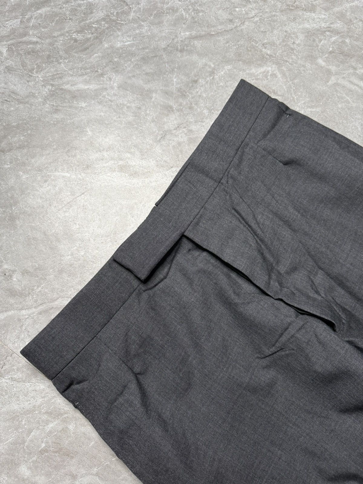 Thom Browne Thom Browne Grey Band Back Strap Cropped Pants Size US 30 / EU 46 - 3 Thumbnail
