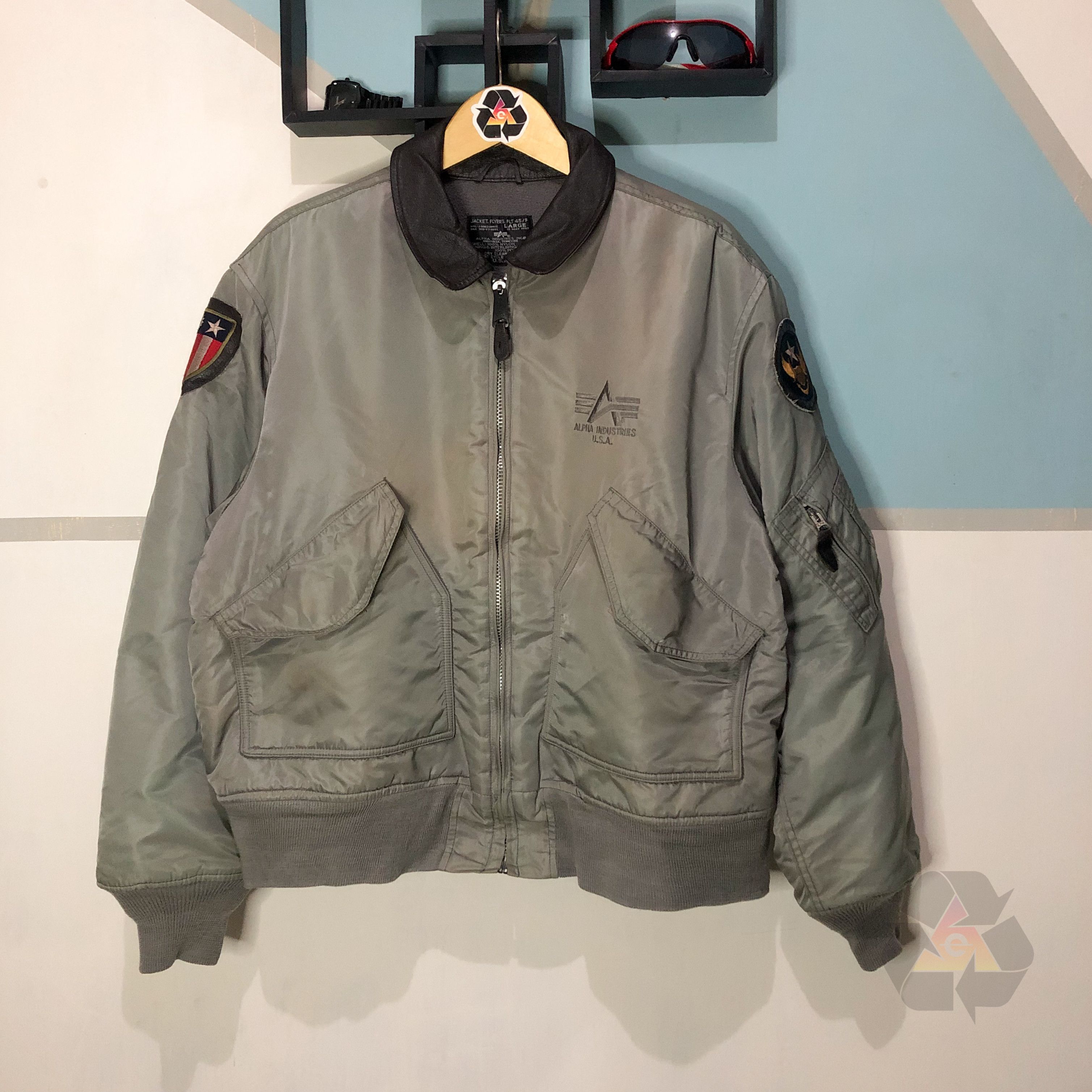 Alpha Industries Vintage Alpha Industries Flayer's Mil-J-82790J