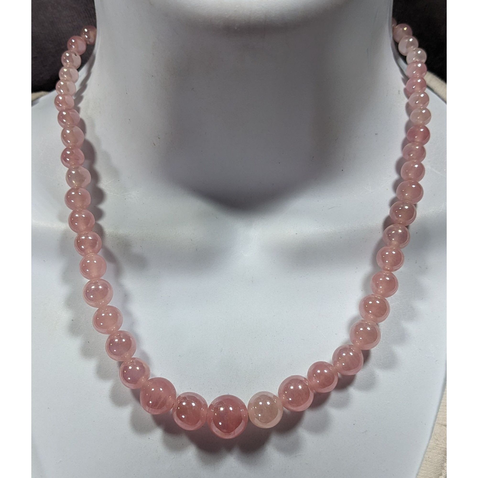 Other Vintage Coquette Japanese Pink Rose Quartz Super Polished Be Size ONE SIZE - 2 Thumbnail