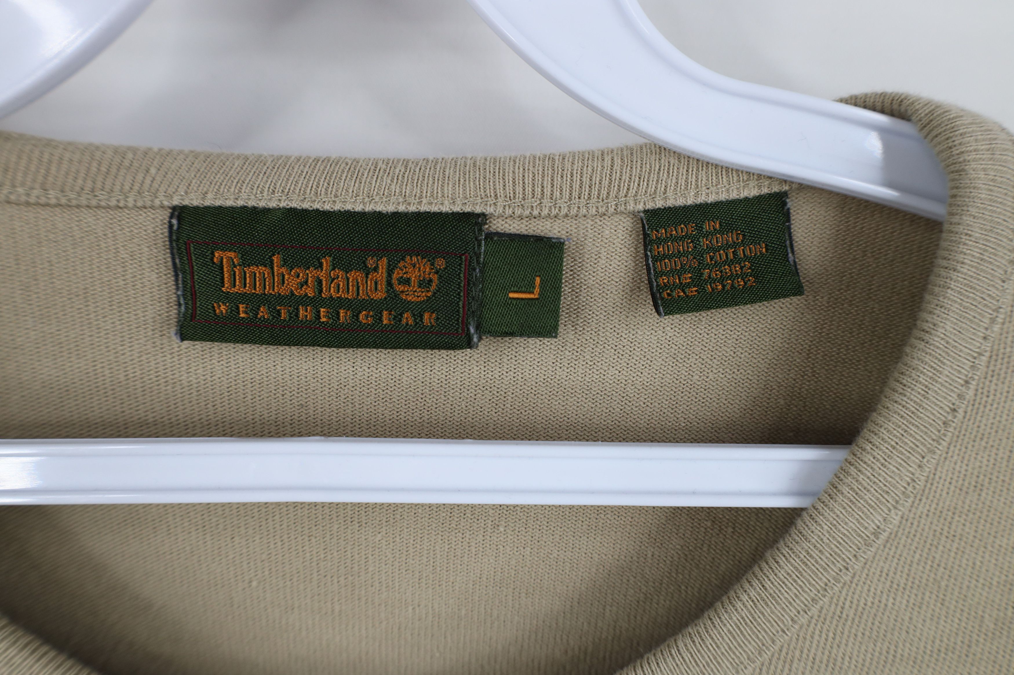 Timberland Vintage 90s Timberland Knit Long Sleeve Henley T-Shirt Size US L / EU 52-54 / 3 - 6 Thumbnail