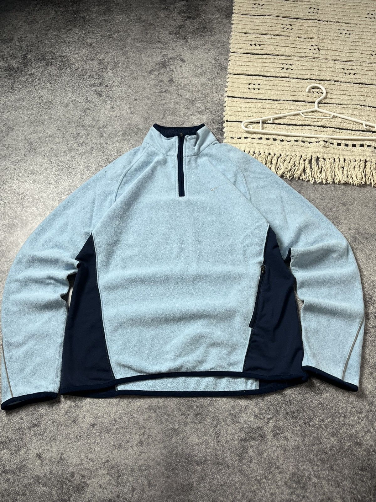 Nike 🔥90'S NIKE NINJA FLEECE BOXY SWEATSHIRT 1/3 TRACK JACKET Size US S / EU 44-46 / 1 - 4 Thumbnail