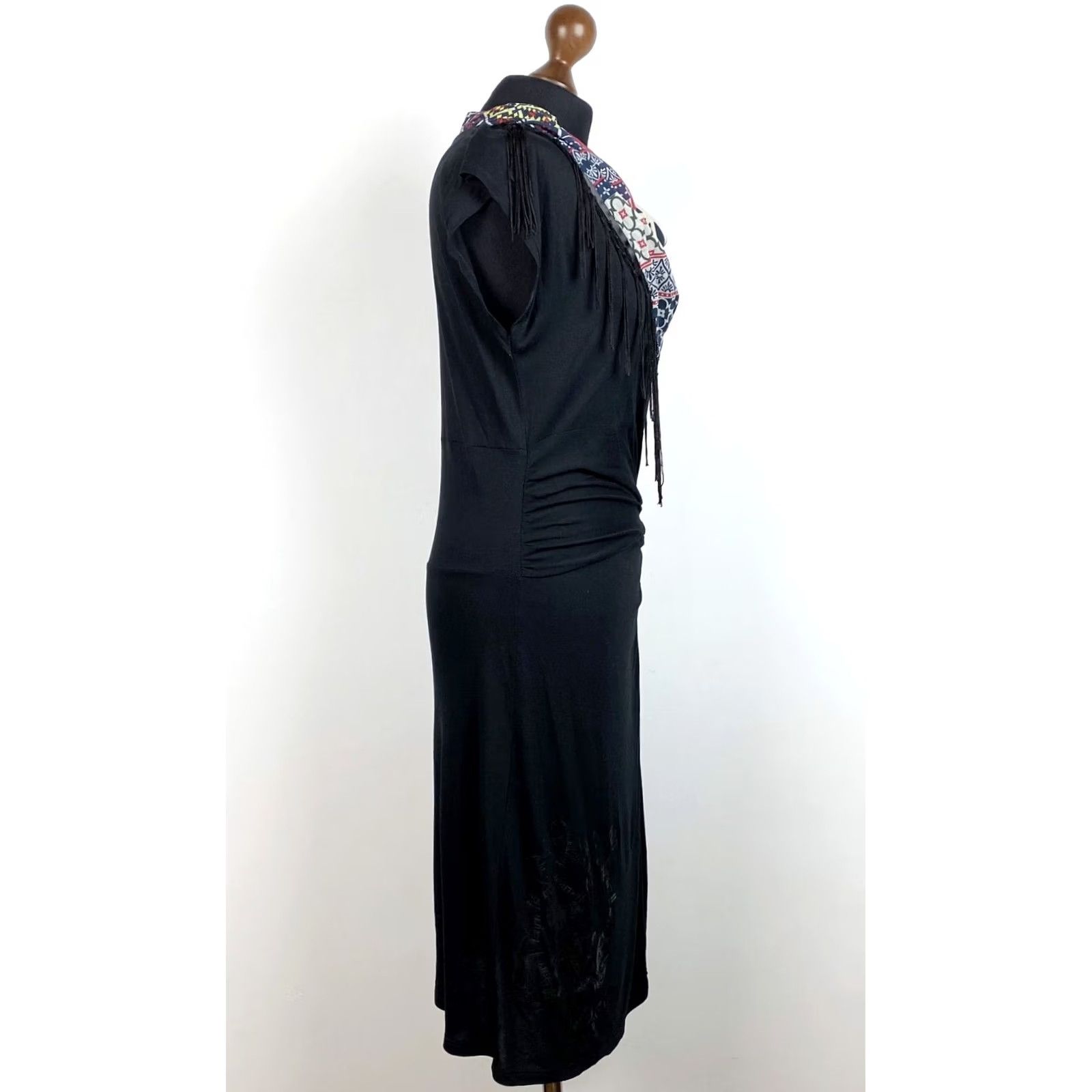 Desigual Desigual XL Womens A-Line Dress Multicoloured Long Dress Size XL / US 12-14 / IT 48-50 - 2 Thumbnail