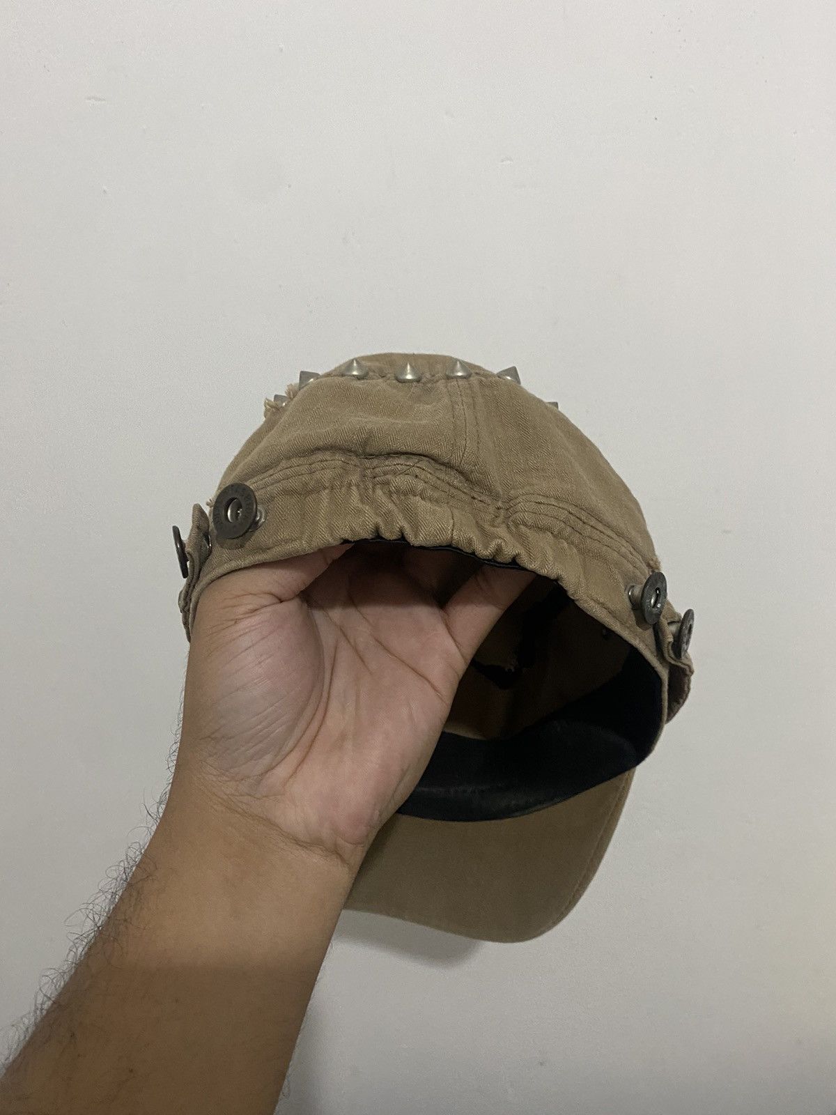 If Six Was Nine × Japanese Brand × Le Grande Bleu (L.G.B.) 💸BINDINGOFFER💸 studed punk cadet hat ifsixwasnine styled Size ONE SIZE - 4 Thumbnail