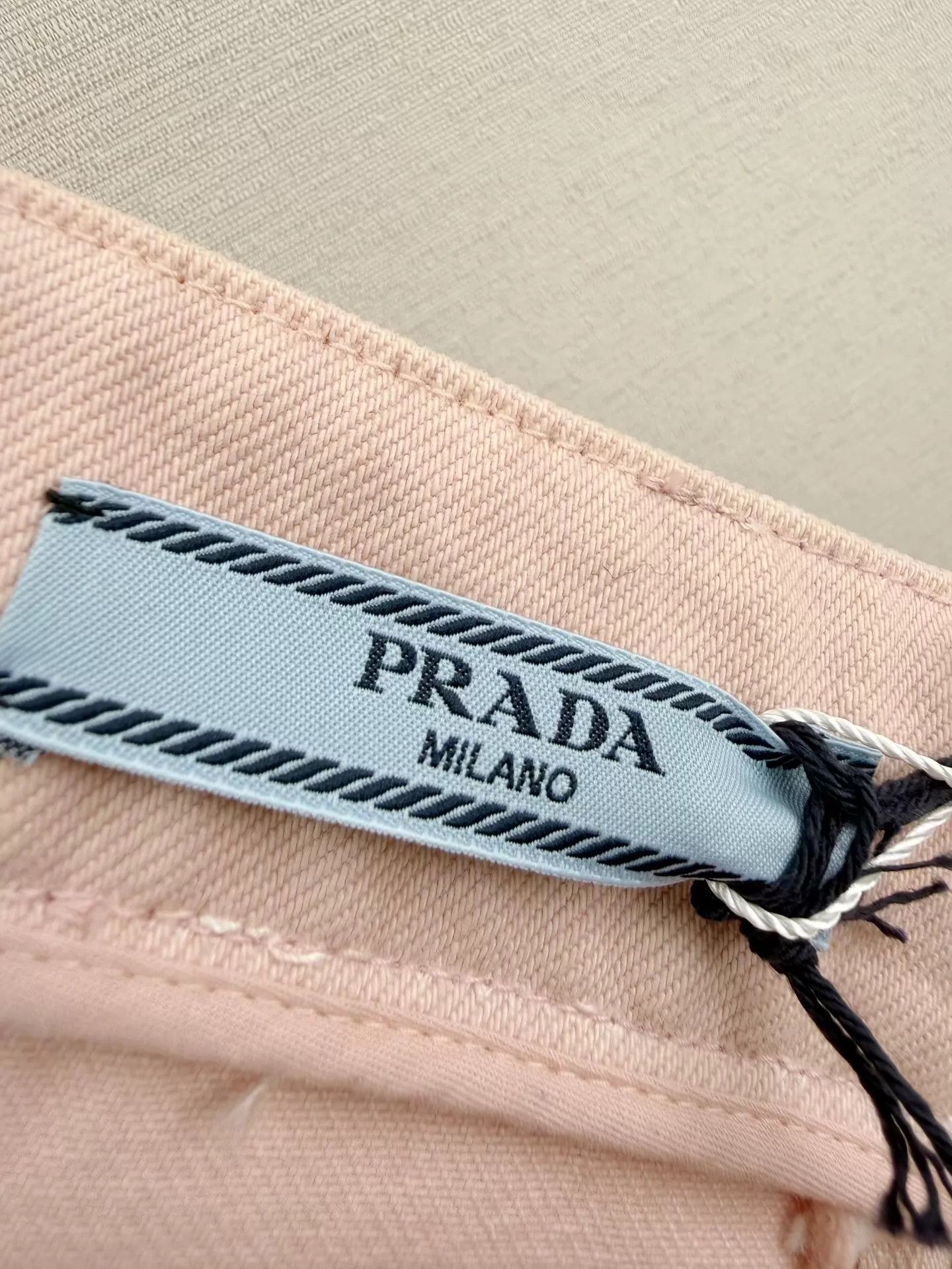 Prada Prada Denim Skirt Women's 36 New With Tags Size 25" / US 0 / IT 36 - 6 Thumbnail